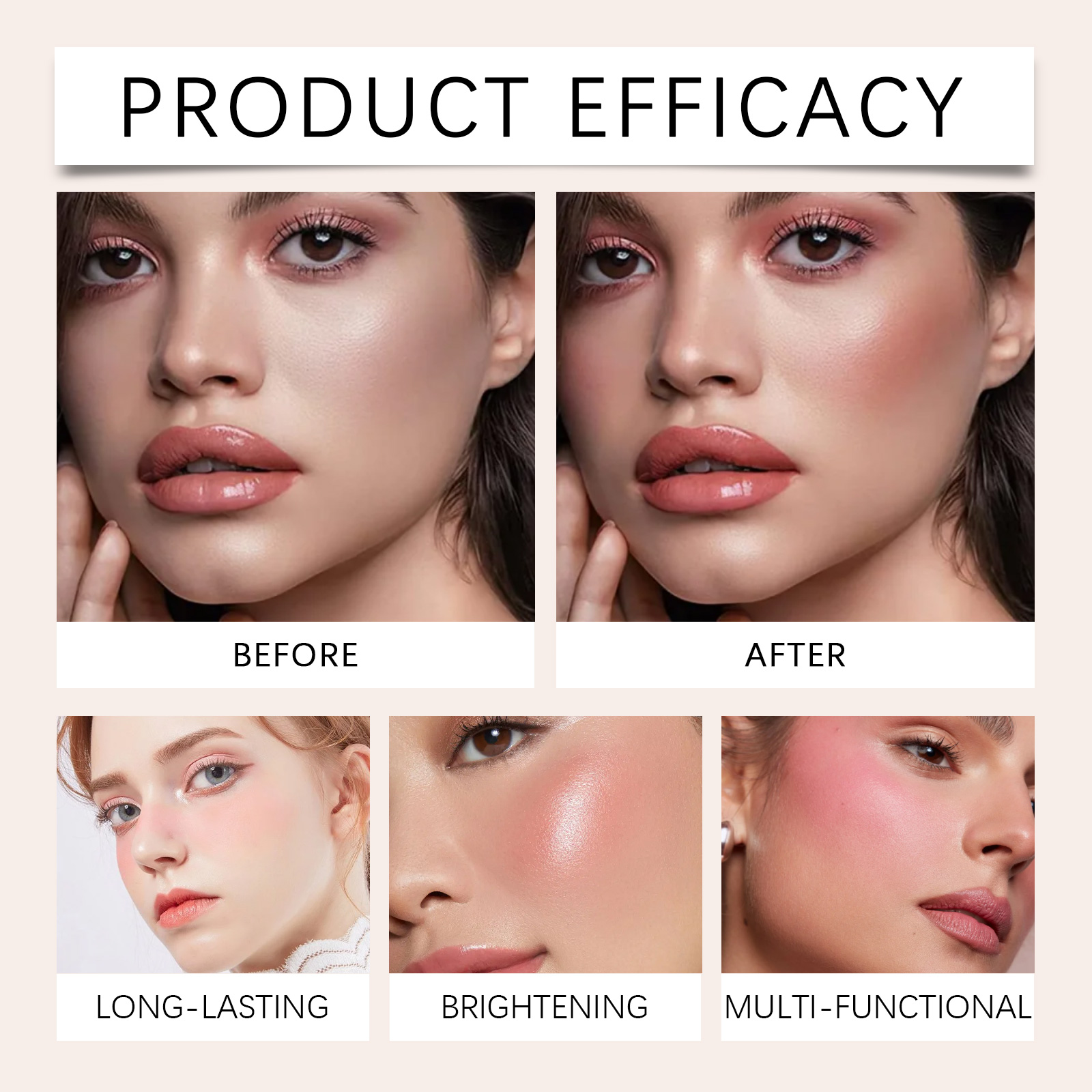 Matte Blush Lip Tint Gray Fig Rose Natural Makeup Effect Long Lasting Moisturizing Hydrating Facial Cosmetics