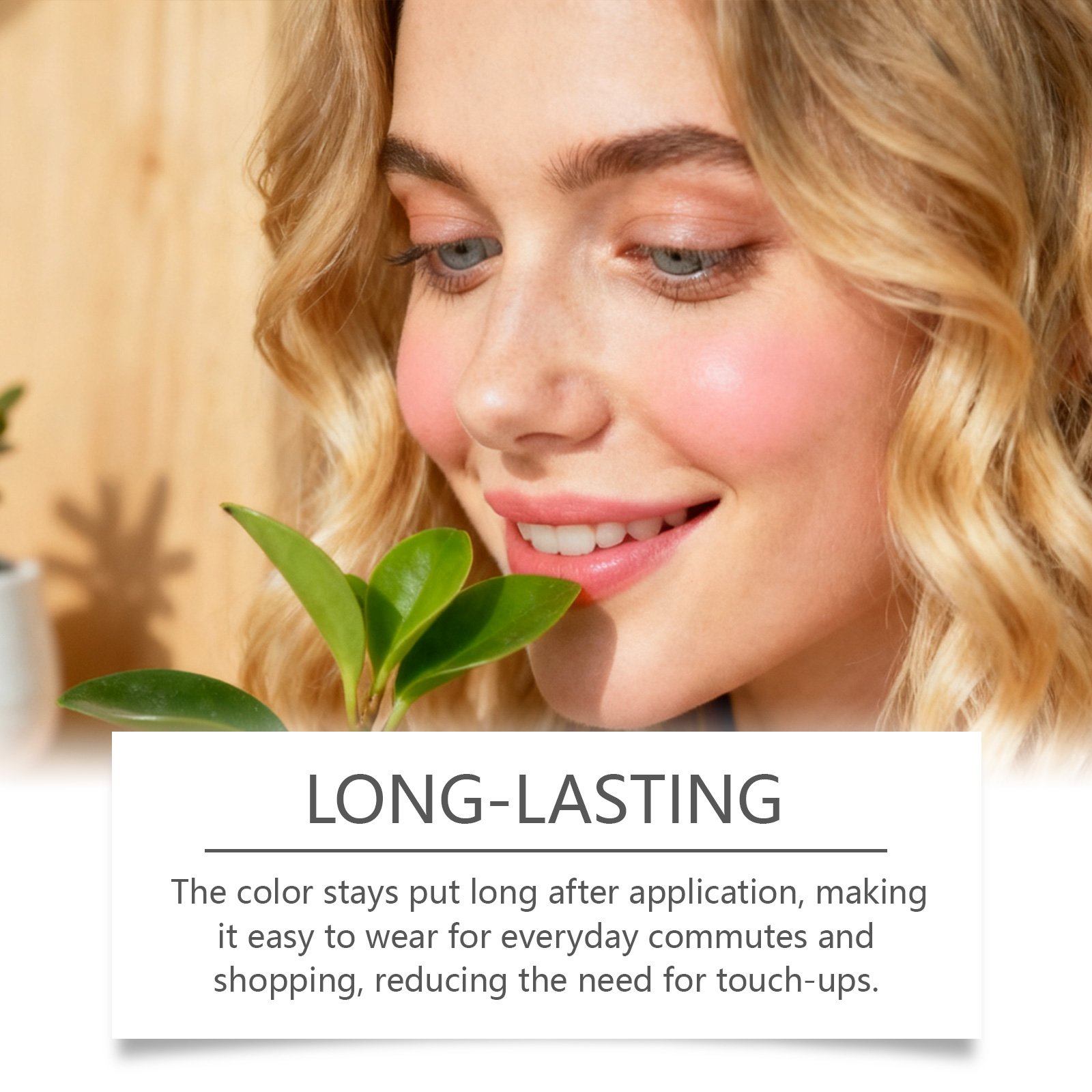 (Lovely Fig) Matte Blush Lip Tint Gray Fig Rose Natural Makeup Effect Long Lasting Moisturizing Hydrating Facial Cosmetics