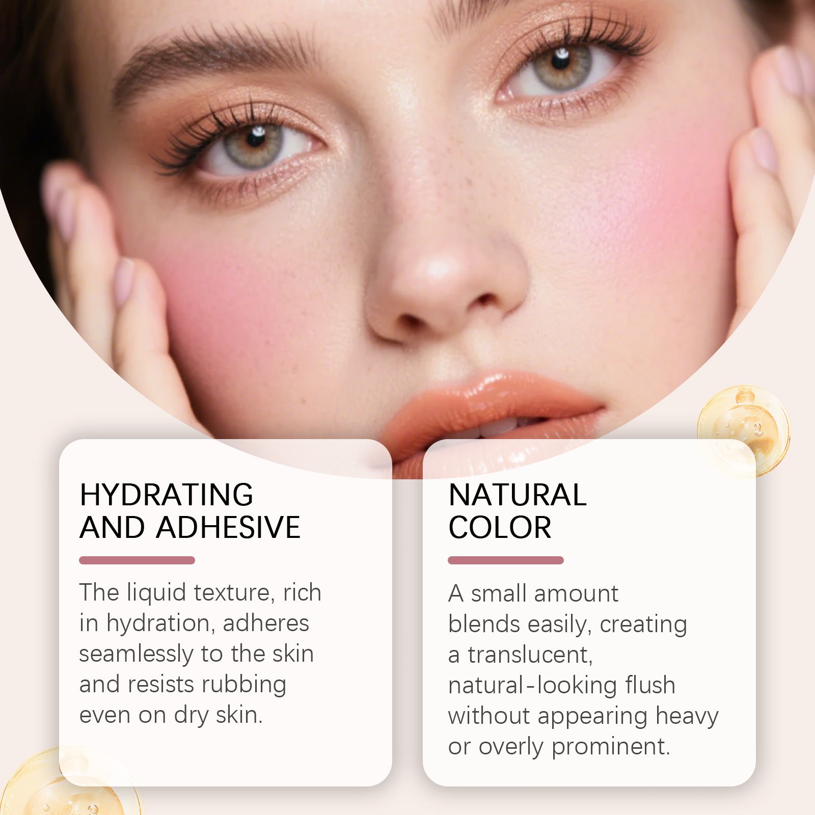 (Lovely Fig) Matte Blush Lip Tint Gray Fig Rose Natural Makeup Effect Long Lasting Moisturizing Hydrating Facial Cosmetics