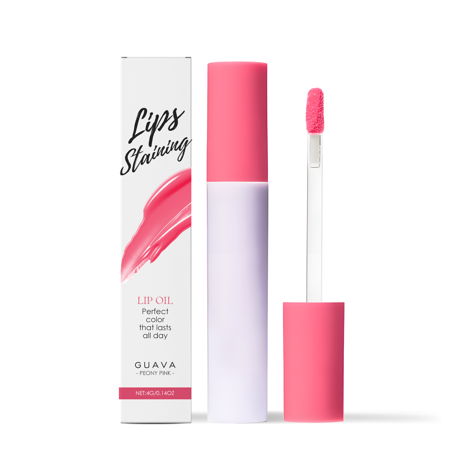 (LUCKY LOTUS) Mirror Gloss Hydrating Lip Oil Nourish Lip Skin Show Glossy Shine Moisturize Lip Care Serum