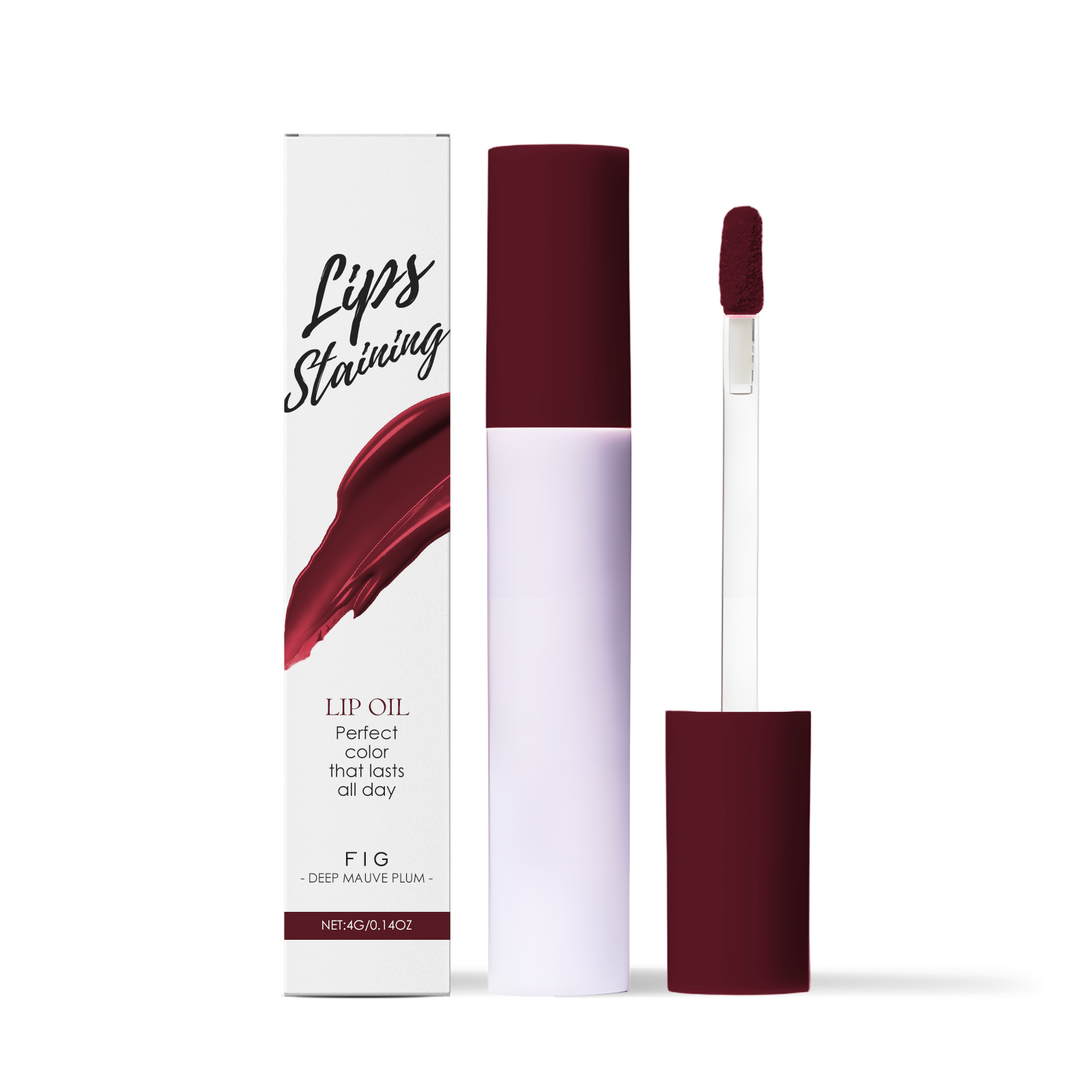 (LUCKY LOTUS) Mirror Gloss Hydrating Lip Oil Nourish Lip Skin Show Glossy Shine Moisturize Lip Care Serum