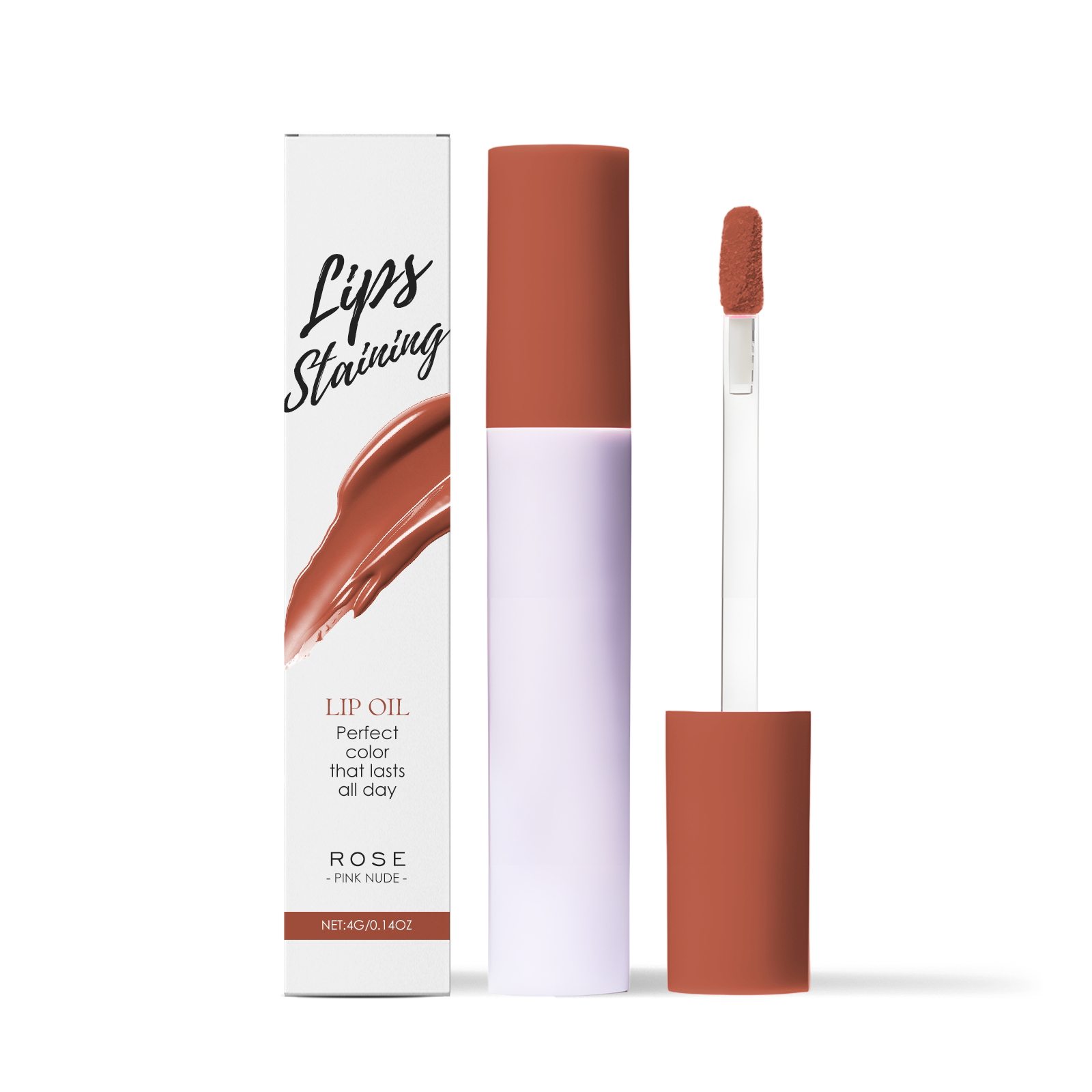 (LUCKY LOTUS) Mirror Gloss Hydrating Lip Oil Nourish Lip Skin Show Glossy Shine Moisturize Lip Care Serum