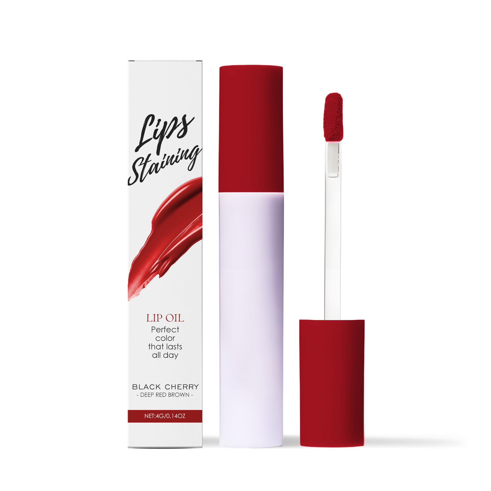 (LUCKY LOTUS) Mirror Gloss Hydrating Lip Oil Nourish Lip Skin Show Glossy Shine Moisturize Lip Care Serum