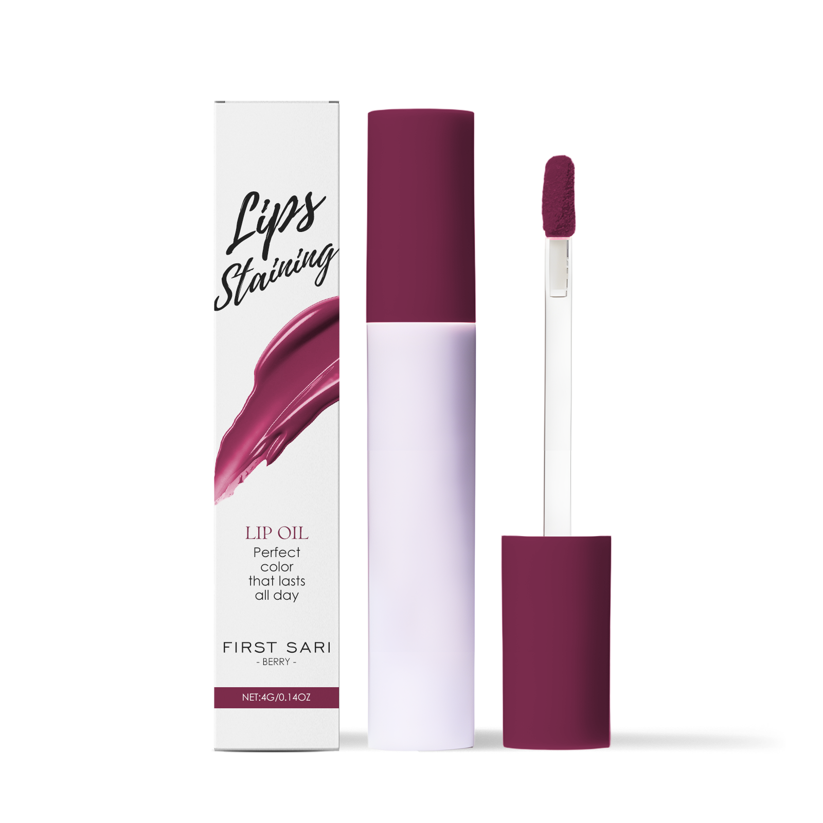 (LUCKY LOTUS) Mirror Gloss Hydrating Lip Oil Nourish Lip Skin Show Glossy Shine Moisturize Lip Care Serum