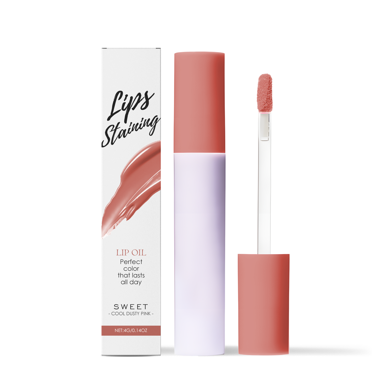 (LUCKY LOTUS) Mirror Gloss Hydrating Lip Oil Nourish Lip Skin Show Glossy Shine Moisturize Lip Care Serum