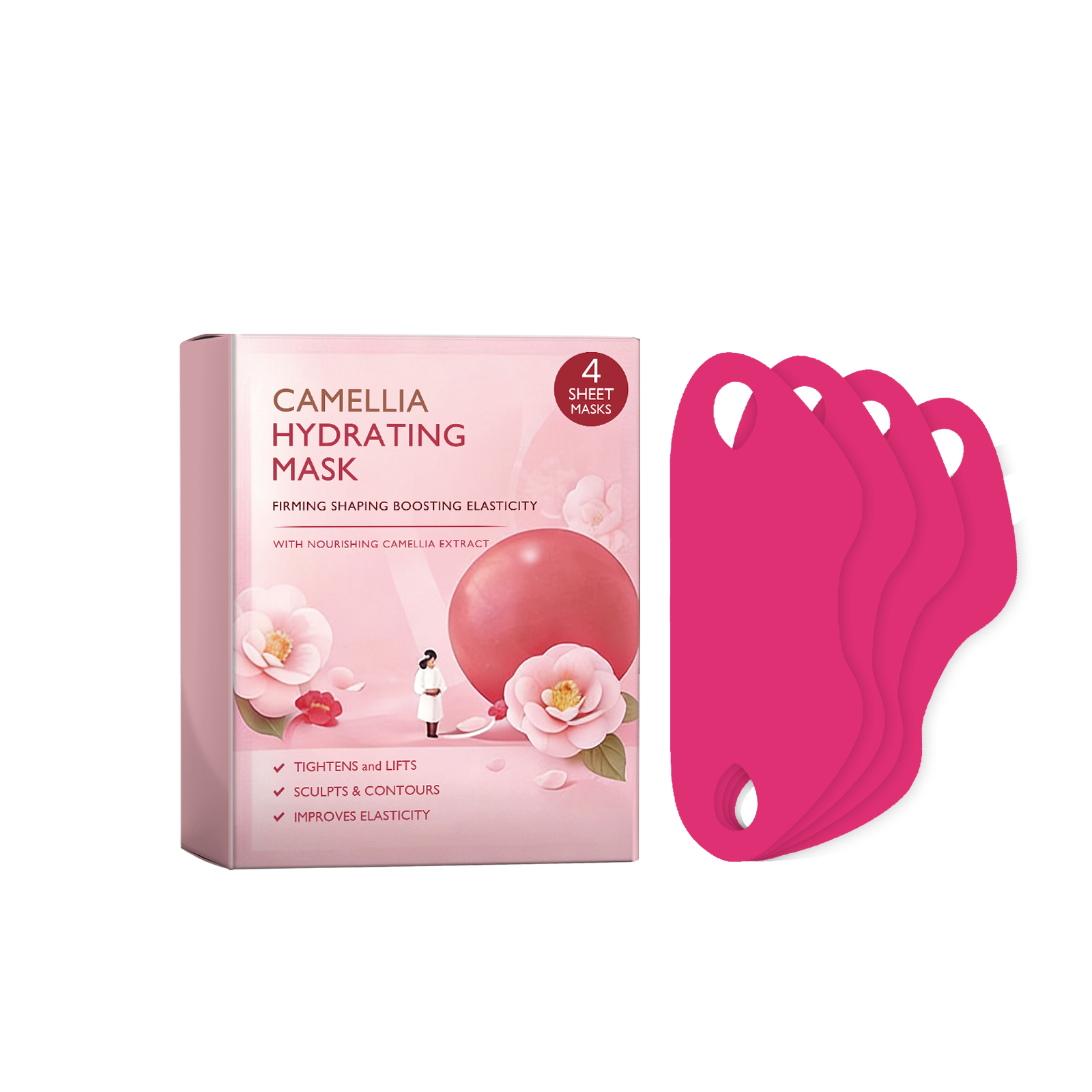 Facial Care Patch Breathable Thin Light Comfortable Wear Skin Fit Moisturize Jawline Daily Treatment