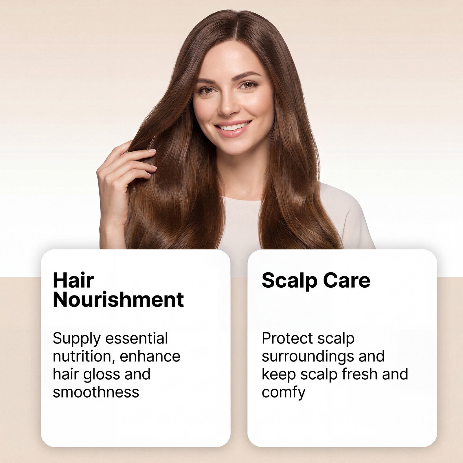 Hair Care Essence Supply Hair Nutrition Boost Shine Protect Scalp Strengthen Hair Light Texture Non Greasy