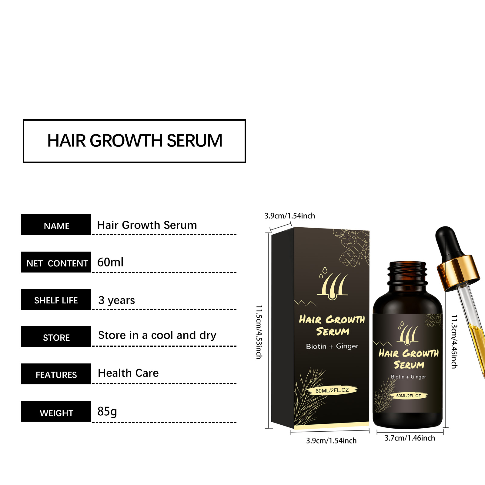Hair Care Essence Supply Hair Nutrition Boost Shine Protect Scalp Strengthen Hair Light Texture Non Greasy