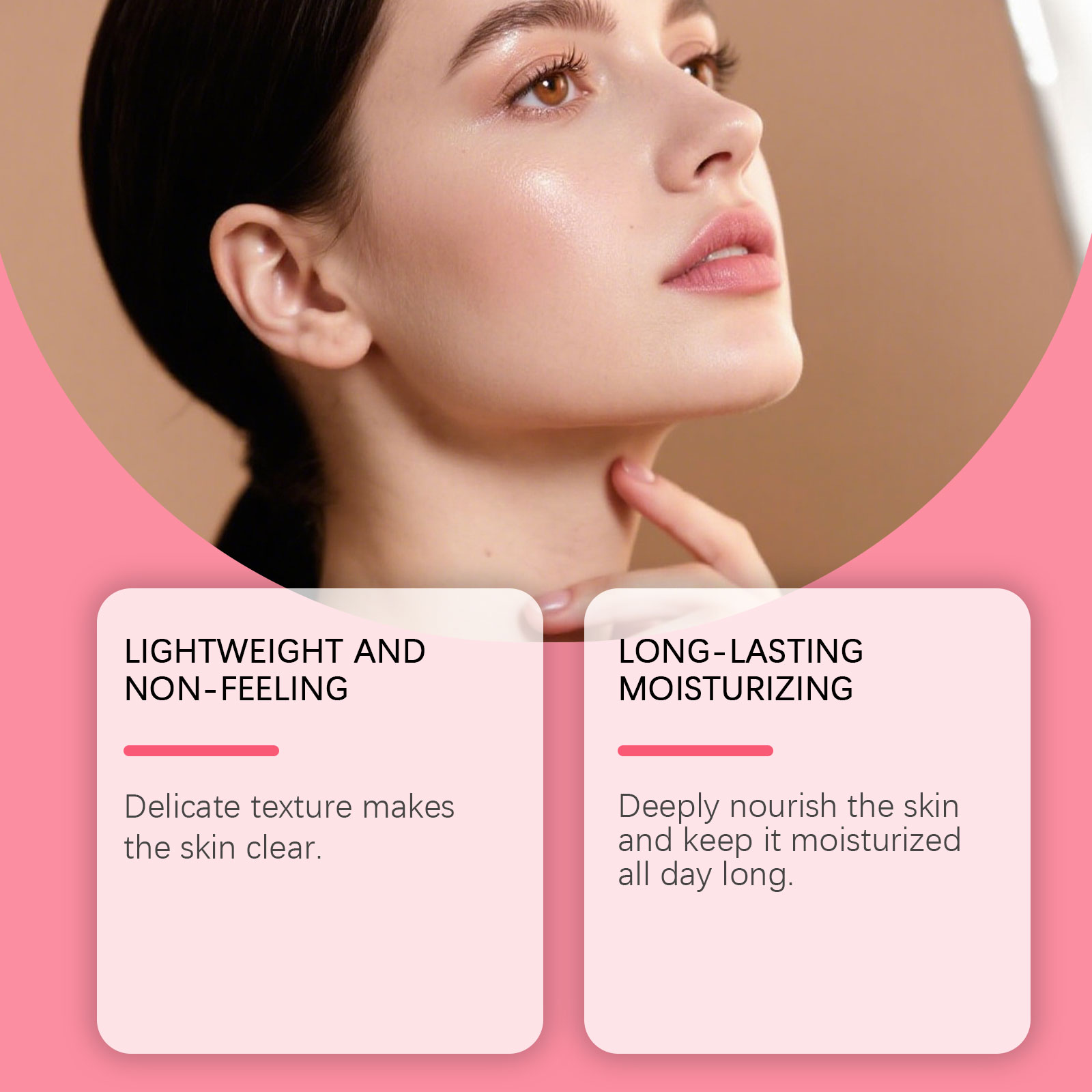 Natural Tone Moisturizing Foundation Cream Light Texture Hydrating Glossy Matte Sheer For Oily And Dry Skin