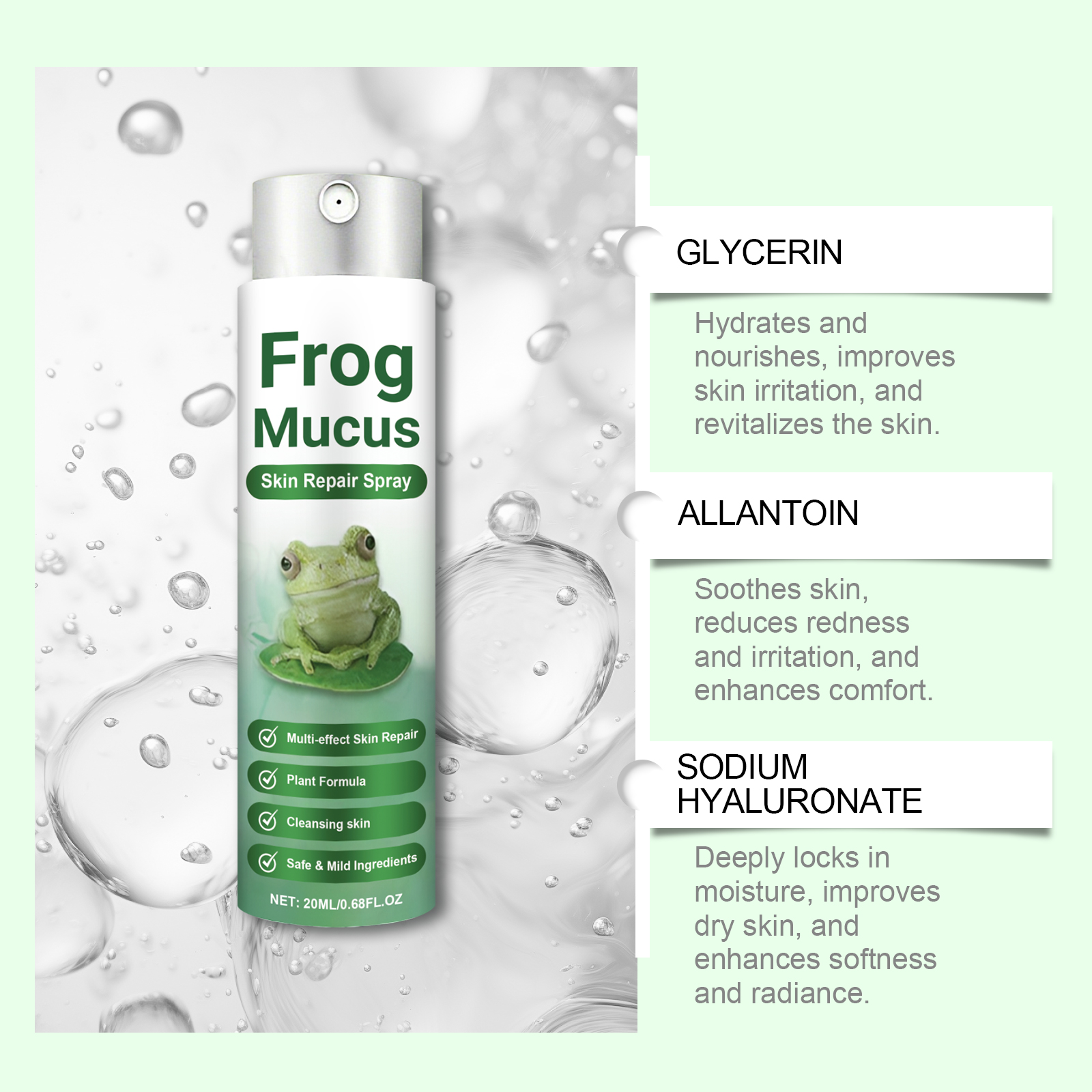 Skin Care Mist Clean Refreshing Comfortable Moisturizing Portable Acne Closed Comedo Skin Care Treatment
