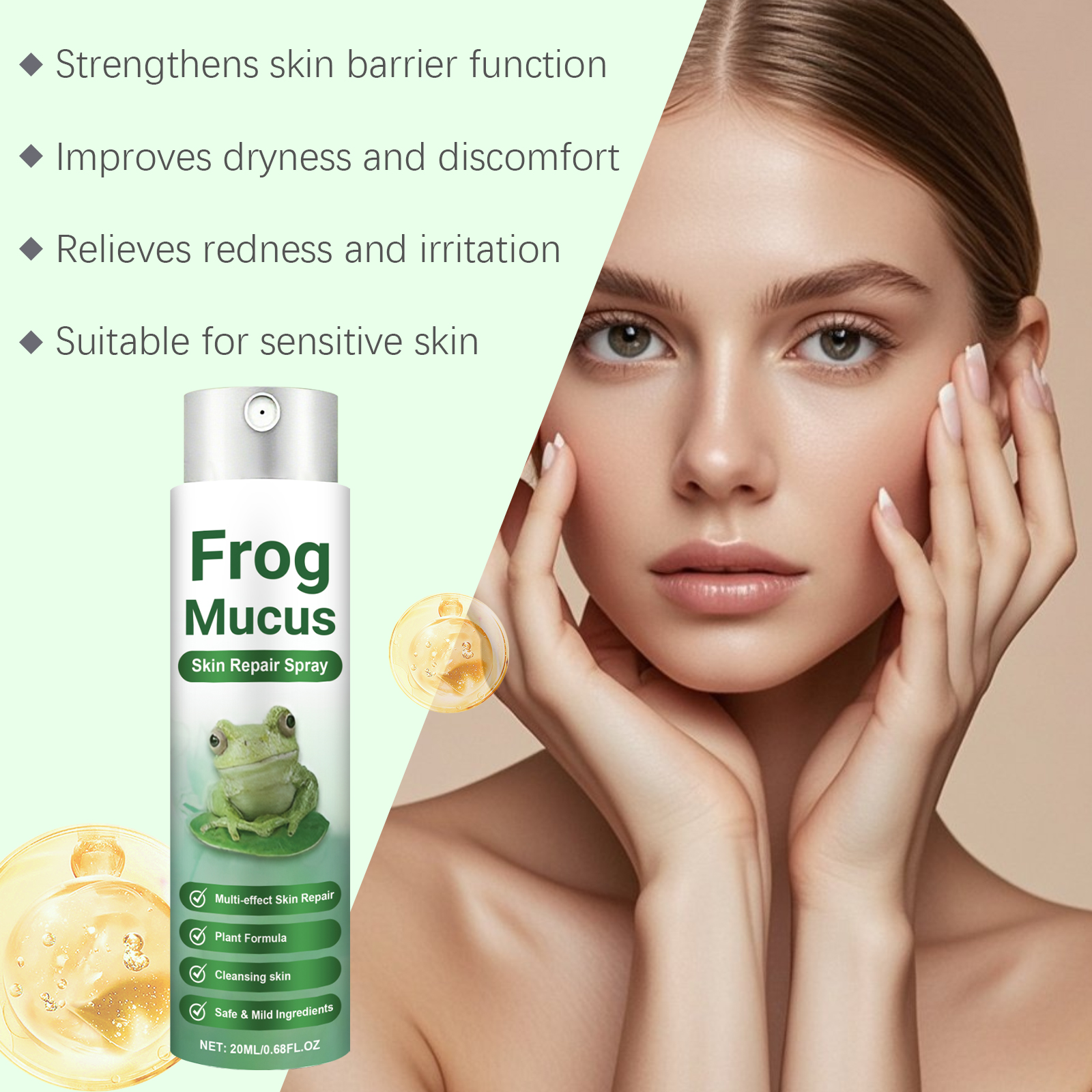 Skin Care Mist Clean Refreshing Comfortable Moisturizing Portable Acne Closed Comedo Skin Care Treatment