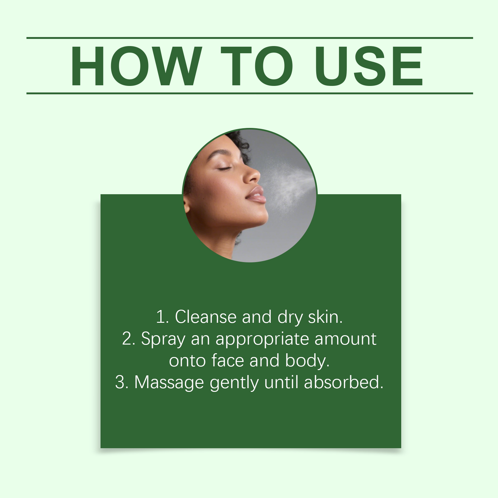 Skin Care Mist Clean Refreshing Comfortable Moisturizing Portable Acne Closed Comedo Skin Care Treatment