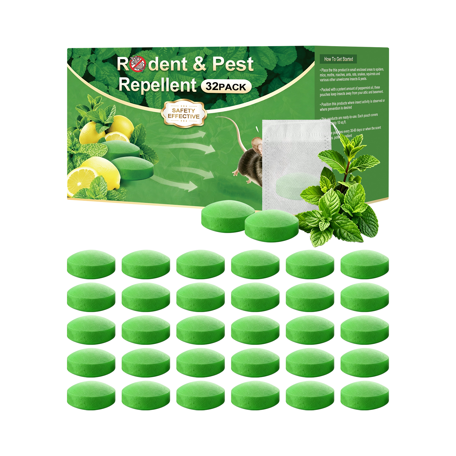 Rodent And Insect Repellent Pellets Daily Household Portable Deterrent Goods Indoor Outdoor Applicable Supplies