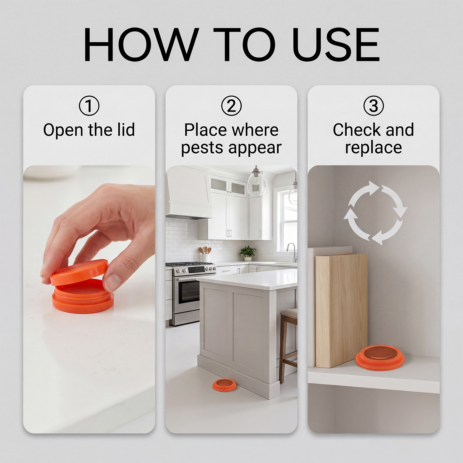 Household Ant Bait Box Forty Pieces Mild Home Insect Control Ornament Indoor Kitchen Pest Prevention
