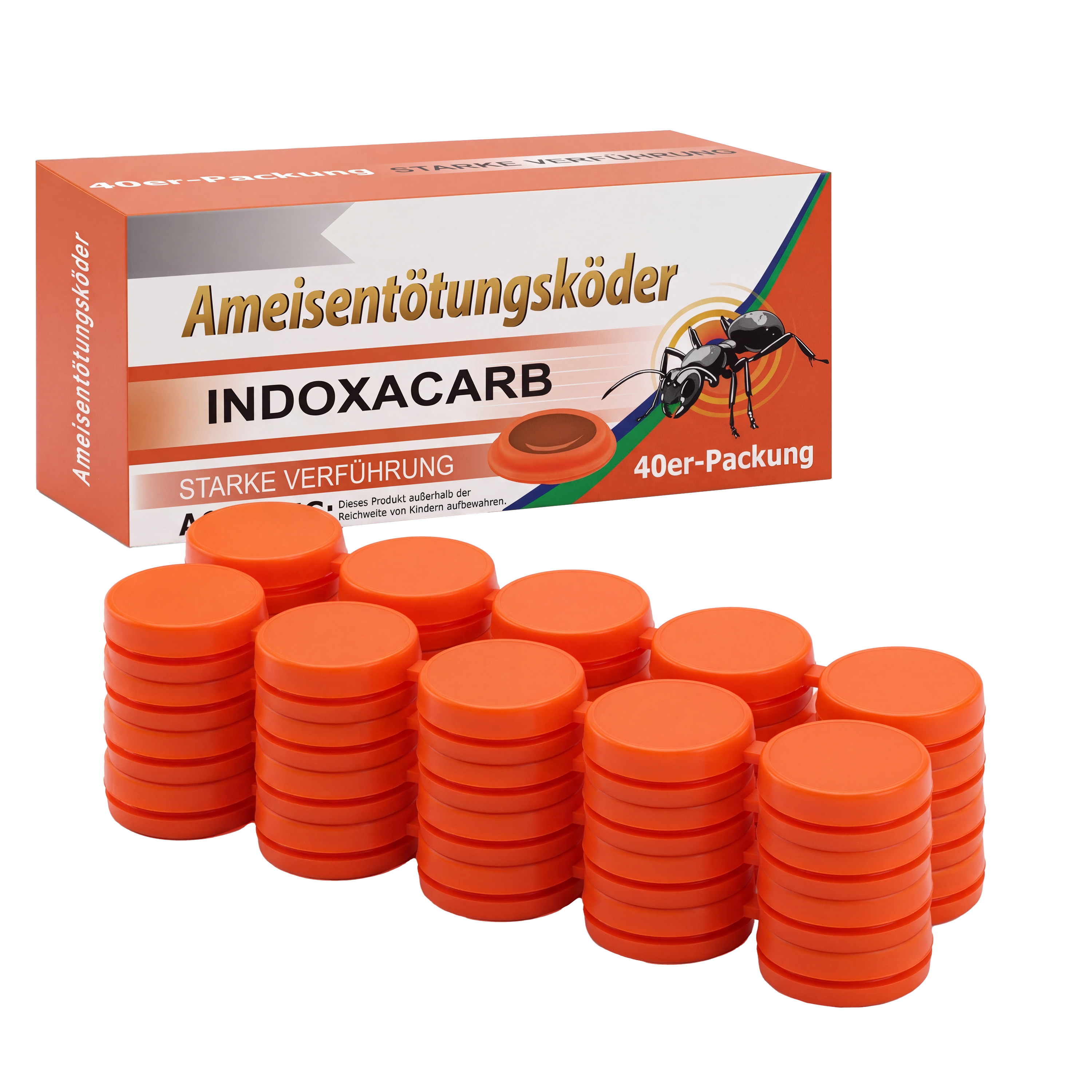 Household Ant Bait Box Forty Pieces Mild Home Insect Control Ornament Indoor Kitchen Pest Prevention