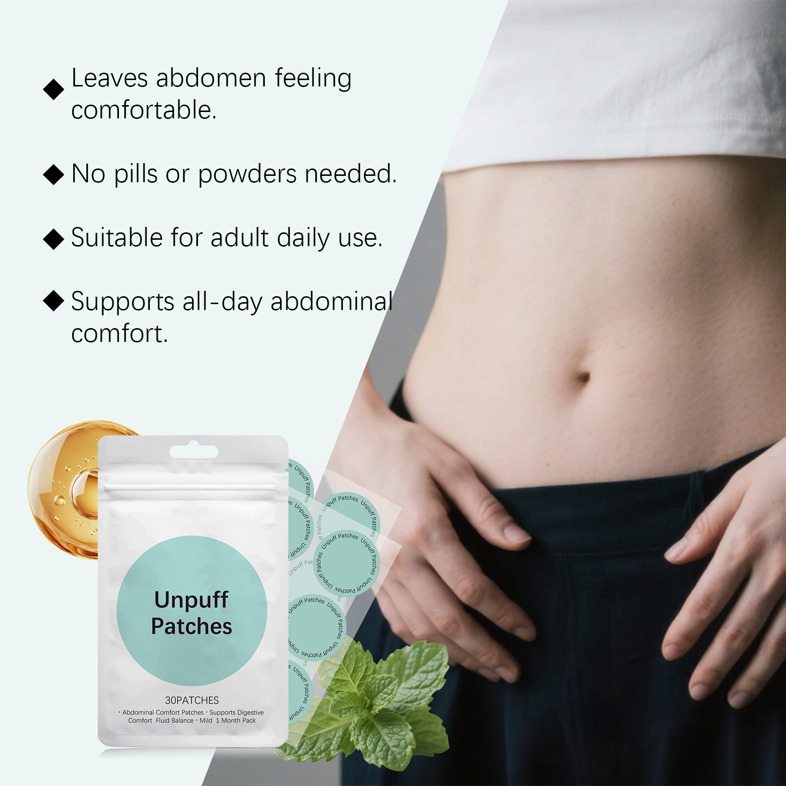 Body Care Patch Gentle Nourish Soft Fit Skin Boost Comfort Status Daily Easy Use