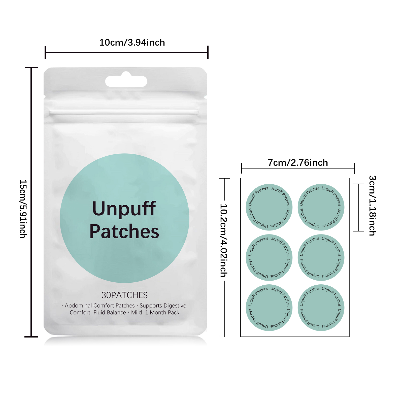 Body Care Patch Gentle Nourish Soft Fit Skin Boost Comfort Status Daily Easy Use