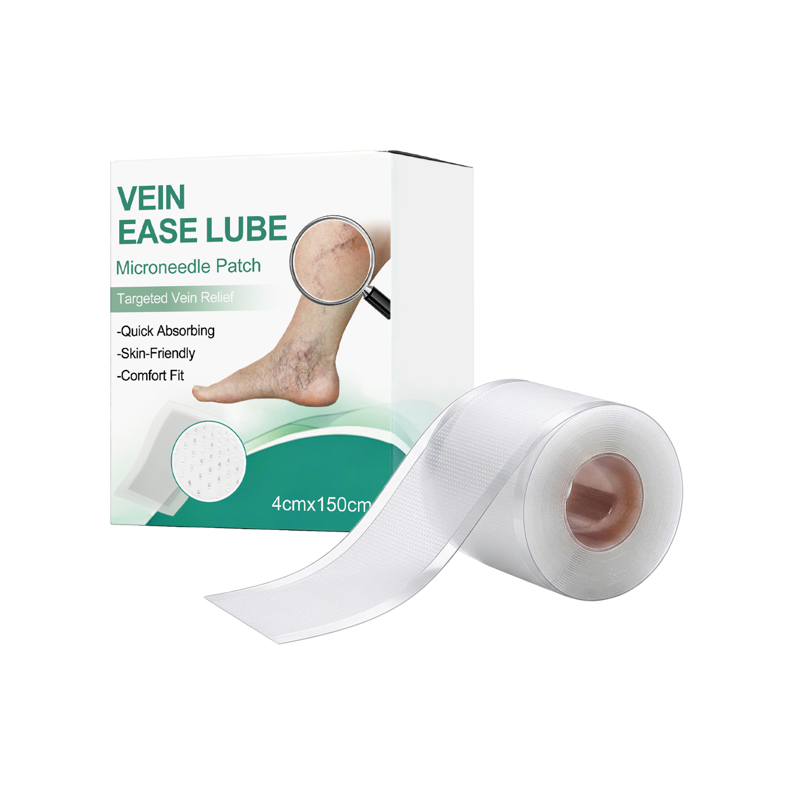 Leg Care Patch Mild Formula Light Texture Comfort Skin Portable Easy To Use For Leg Skincare