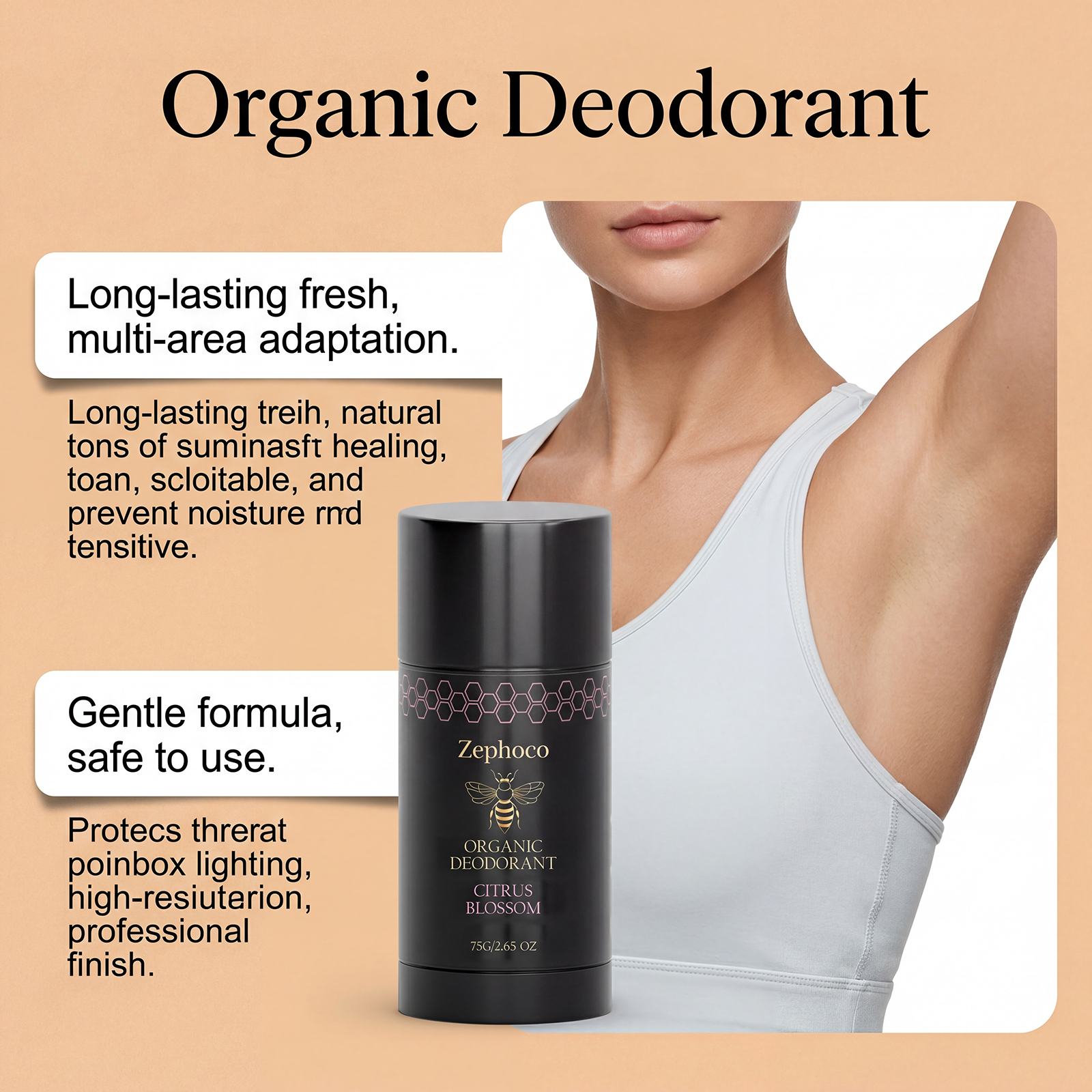Body Care Stick Daily Clean Refreshing Comfortable Natural Elegant Fresh Long Lasting Fragrance Underarm Remove Body Odor