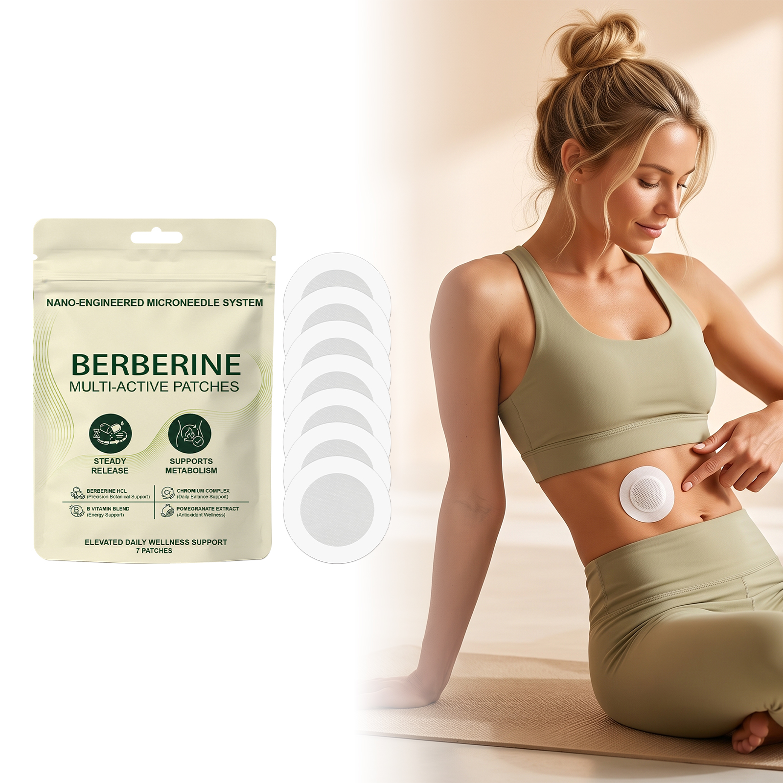 Body Care Patch Shows Body Lines Light Breathable Gentle Massage Care Fits Skin Daily Convenient