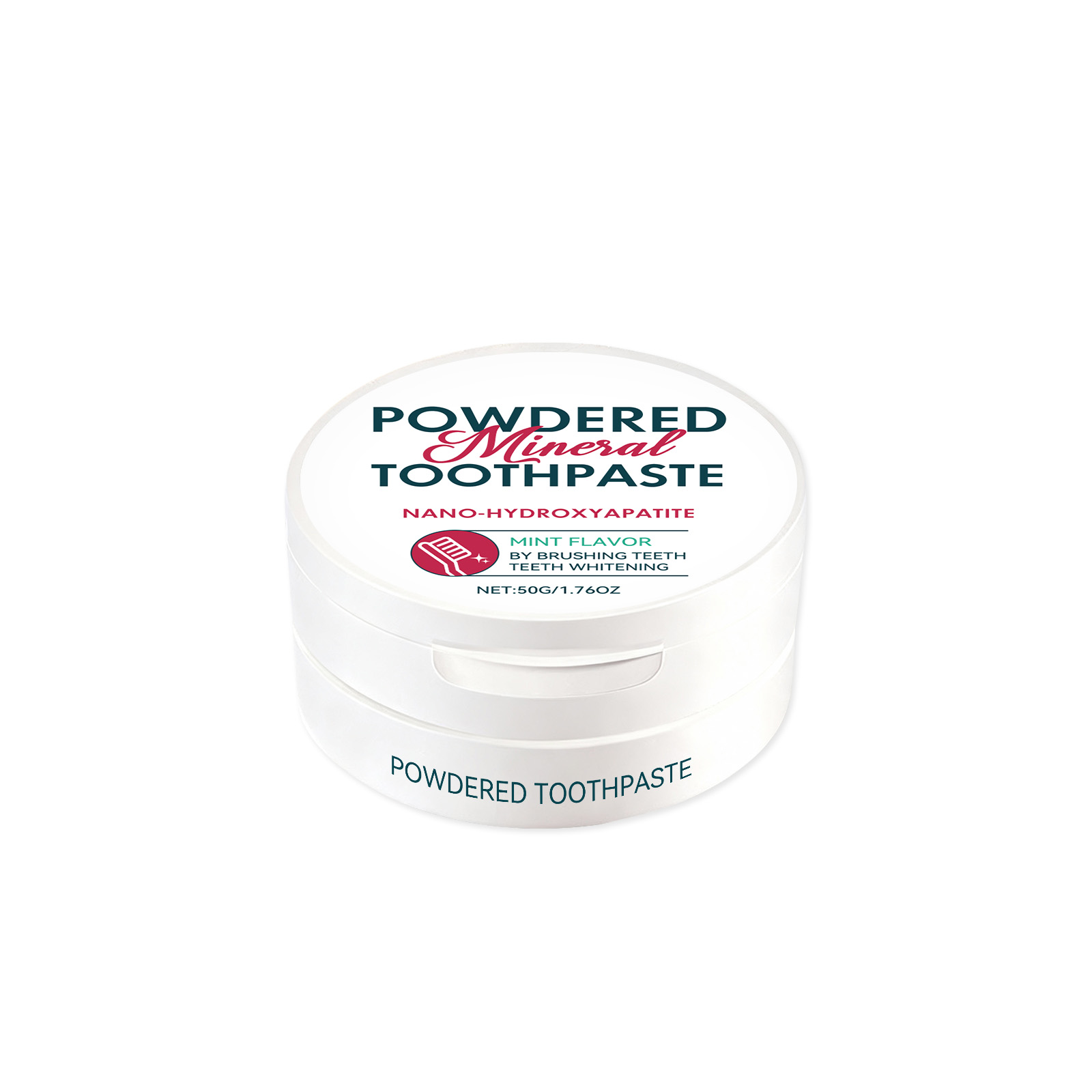 Brightening Care Dental Powder Fine Texture Mint Fresh Portable Multi Scenario Breath Freshen Oral Cleaning