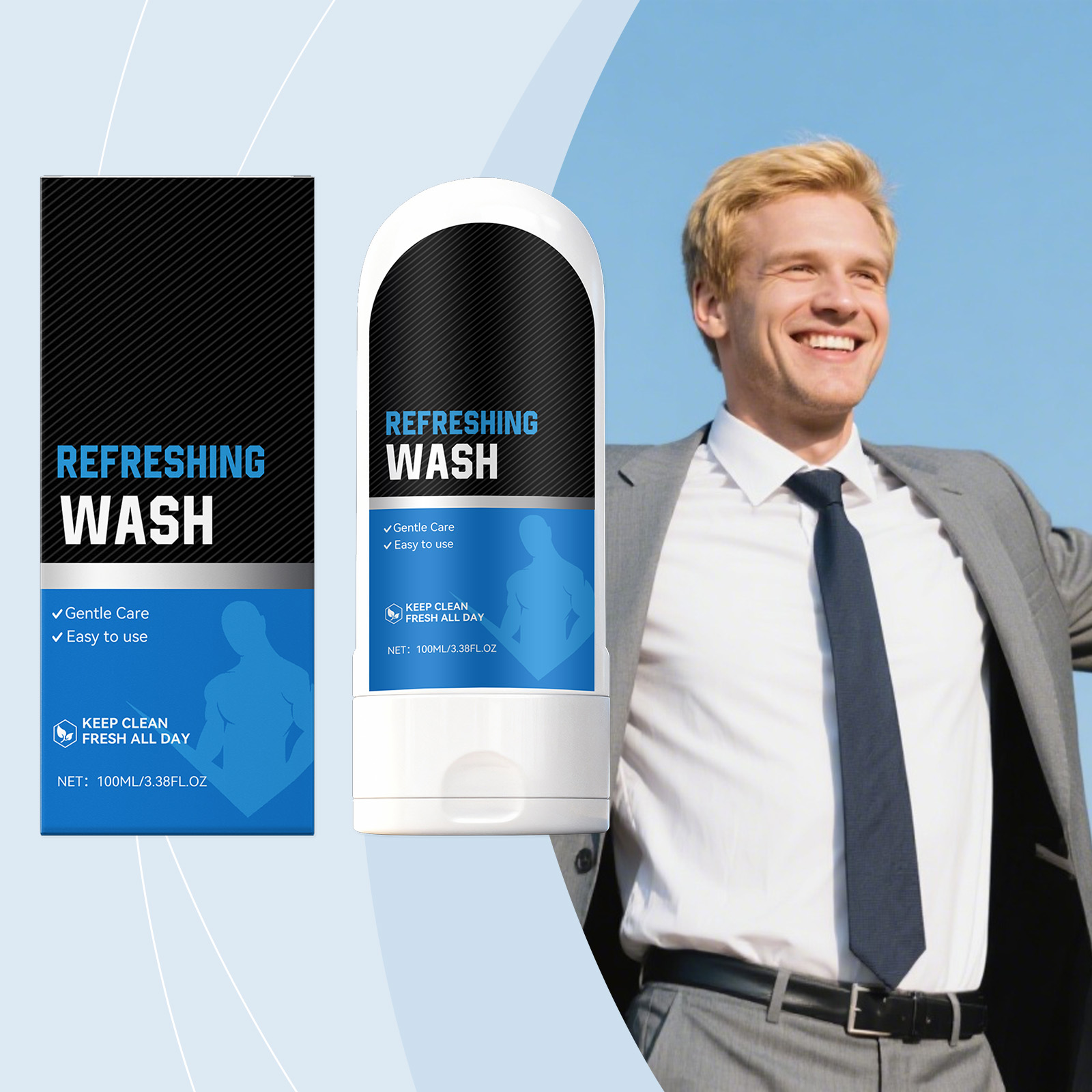 Body Cleansing Care Lotion Mild Clean Skin Refreshing Texture Moisturizing Multi Skin Types Applicable Body Care Agent