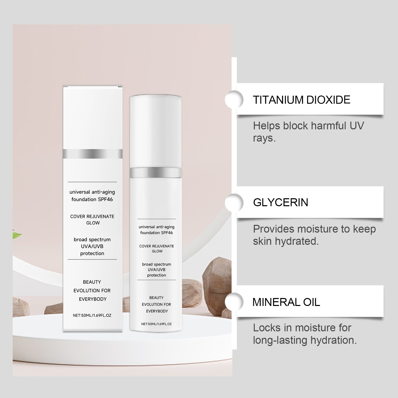 Concealer Foundation Lightweight Moisturizing Natural Fit Matte Sheer Longlasting Daily Makeup Skin Smooth Delicate
