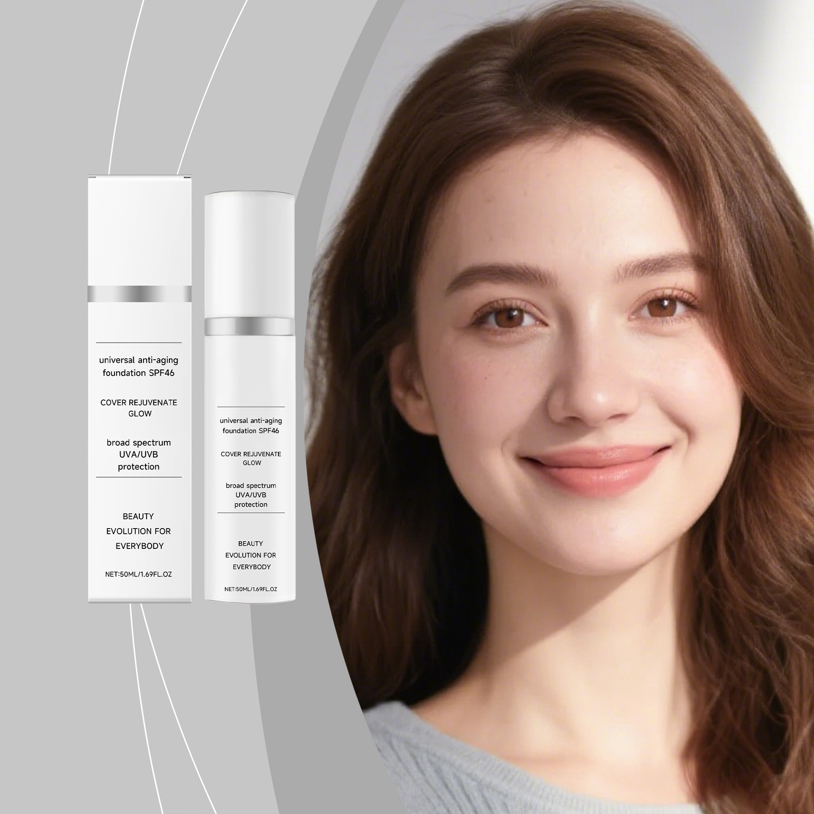 Concealer Foundation Lightweight Moisturizing Natural Fit Matte Sheer Longlasting Daily Makeup Skin Smooth Delicate