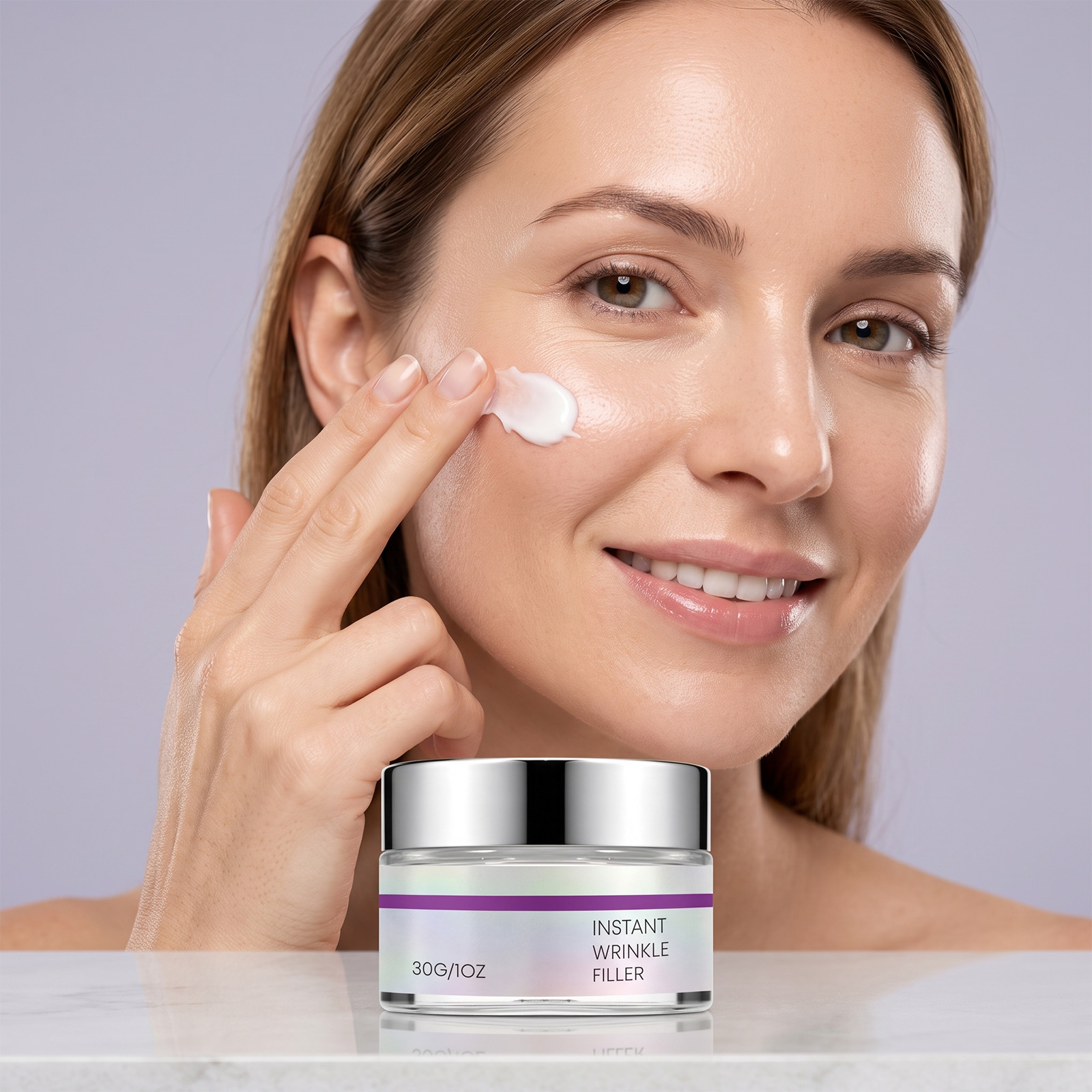 Brightening Moisturizing Cream Brightens Hydrates Skin Refines Texture Softens Complexion Gentle Application Fast 