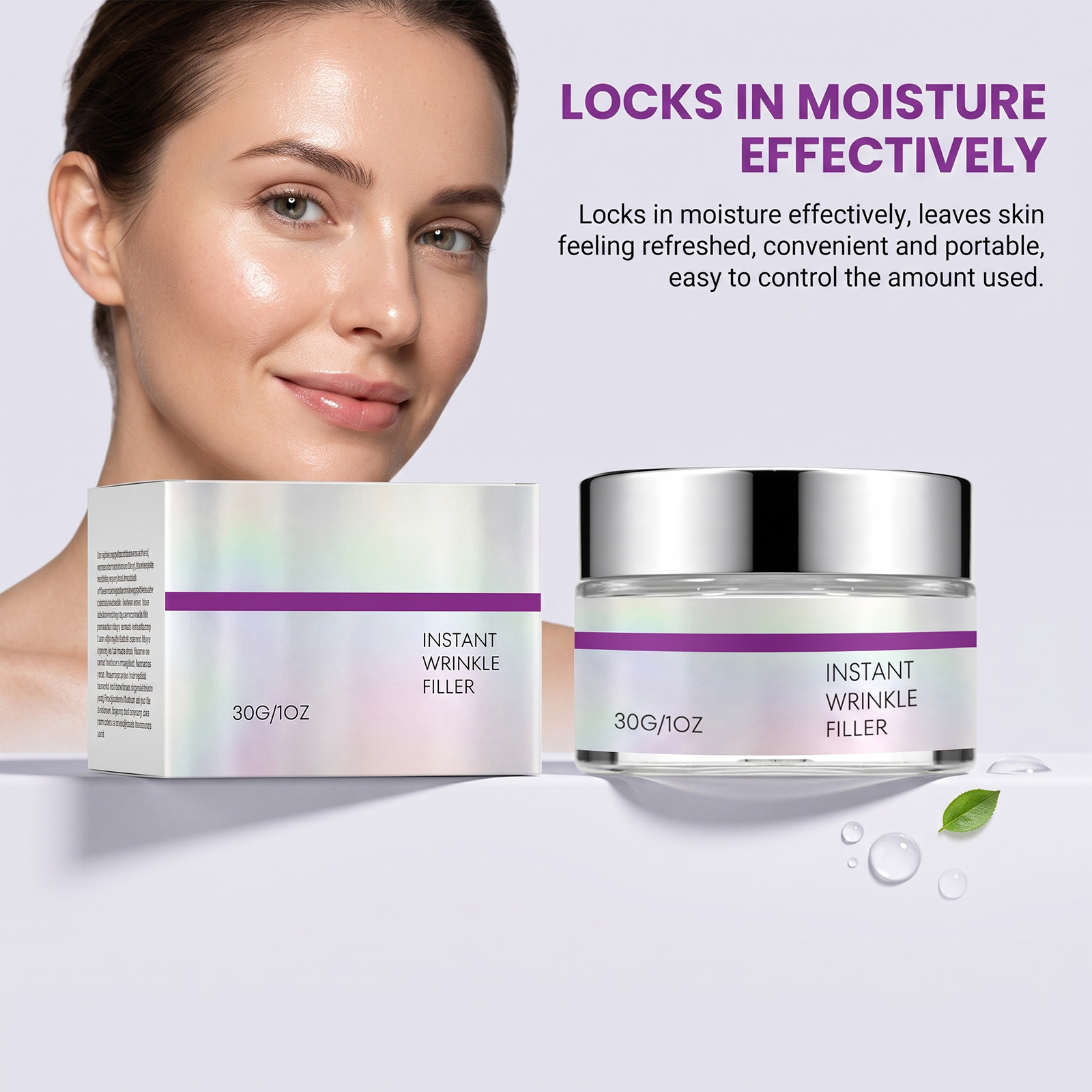 Brightening Moisturizing Cream Brightens Hydrates Skin Refines Texture Softens Complexion Gentle Application Fast 