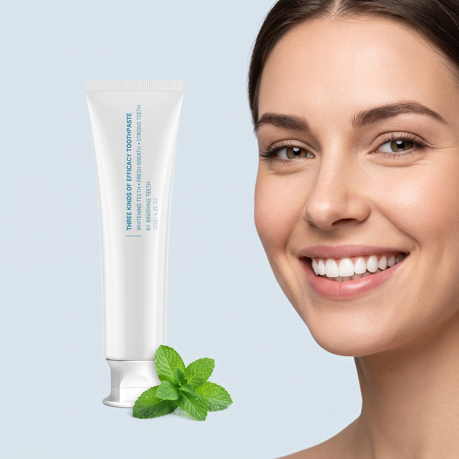 Fresh Toothpaste Daily Care Maintain Tooth Surface Stain Yellow Adherent Residue Portable Oral Care
