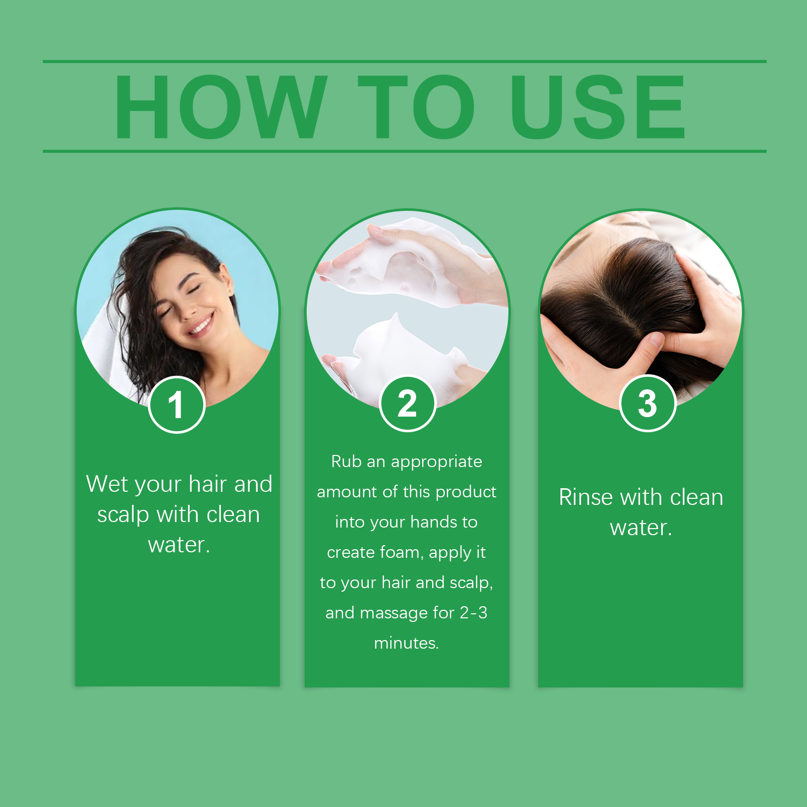 Rosemary Shampoo Moisturizing Cleansing Scalp Hair Refreshing Soft Herbal Extract Light Floating Hair Care Product