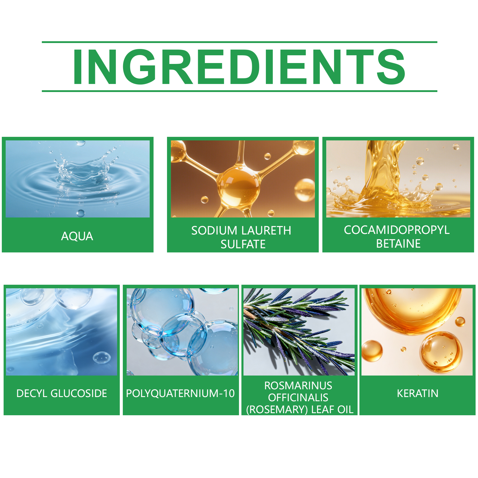 Rosemary Shampoo Moisturizing Cleansing Scalp Hair Refreshing Soft Herbal Extract Light Floating Hair Care Product