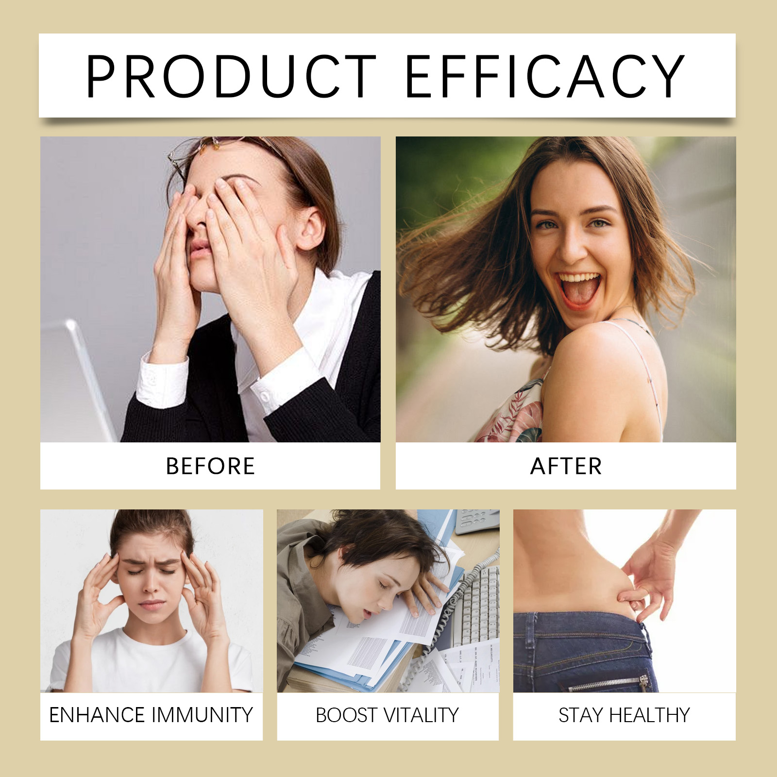 Herbal Supplement Herbal Formula Boost Daily Vitality Body Care Dietary Supplement
