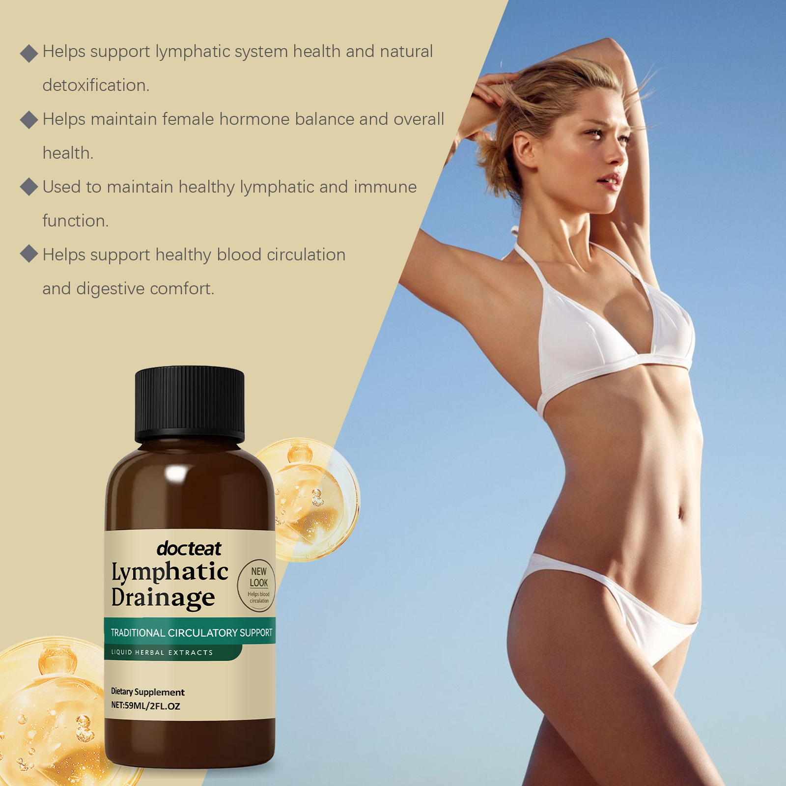 Herbal Supplement Herbal Formula Boost Daily Vitality Body Care Dietary Supplement