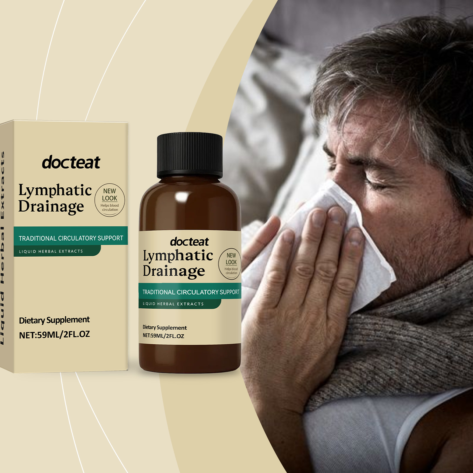 Herbal Supplement Herbal Formula Boost Daily Vitality Body Care Dietary Supplement