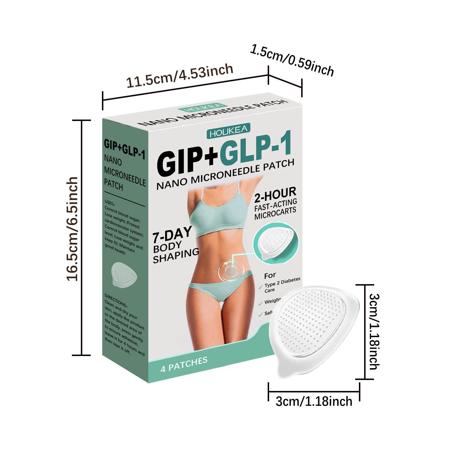 Body Care Patch Gentle Nourish Tighten Body Skin Lift Contour Daily Lazy Care Sticker