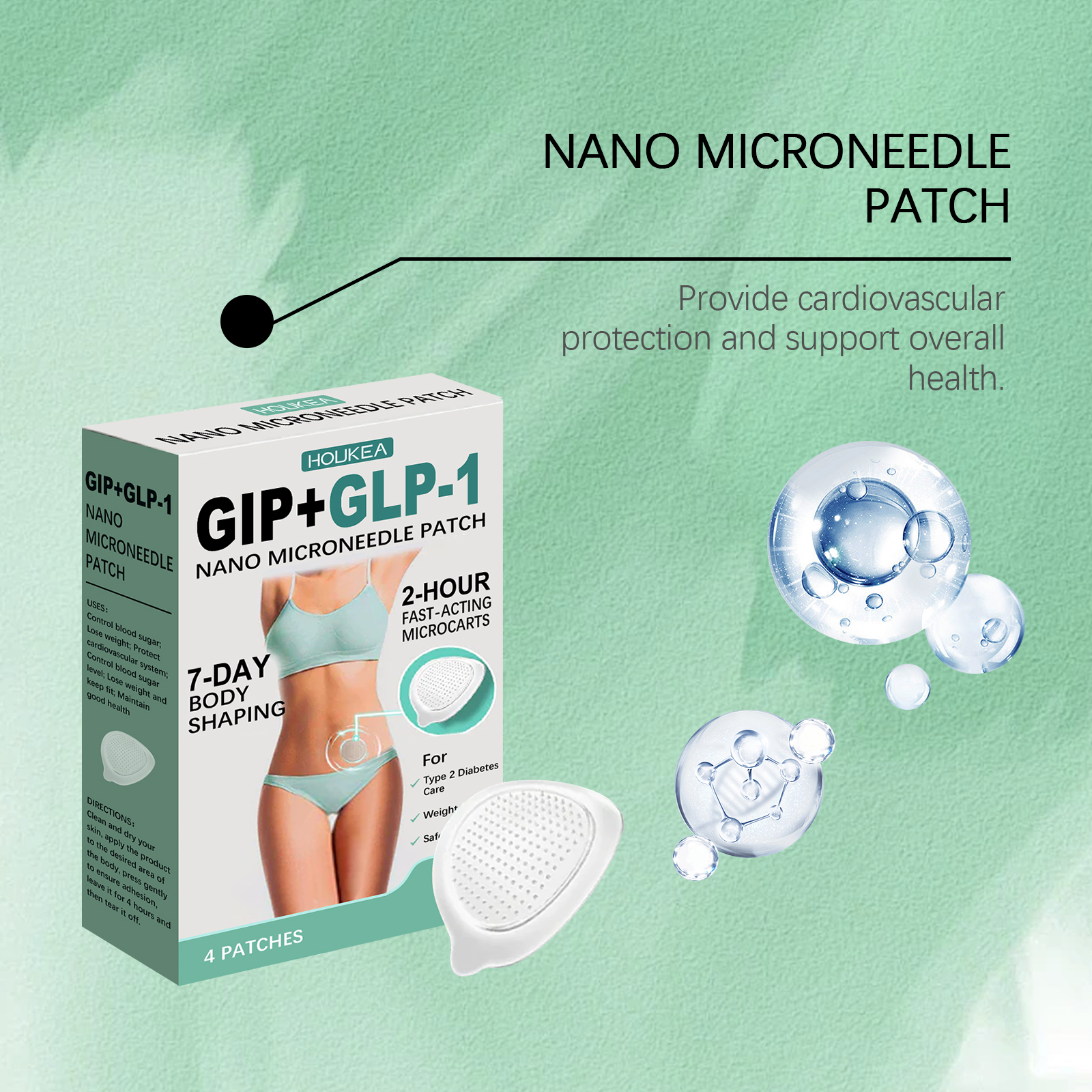 Body Care Patch Gentle Nourish Tighten Body Skin Lift Contour Daily Lazy Care Sticker
