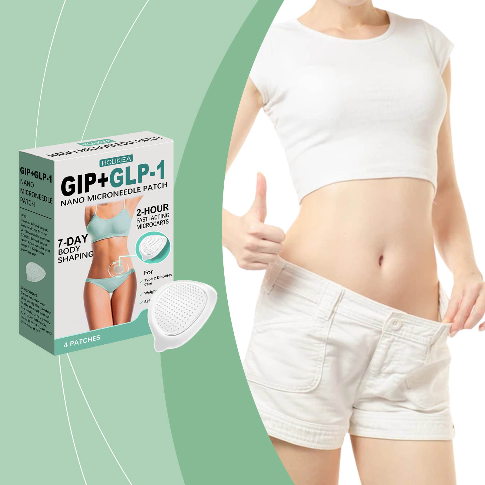 Body Care Patch Gentle Nourish Tighten Body Skin Lift Contour Daily Lazy Care Sticker