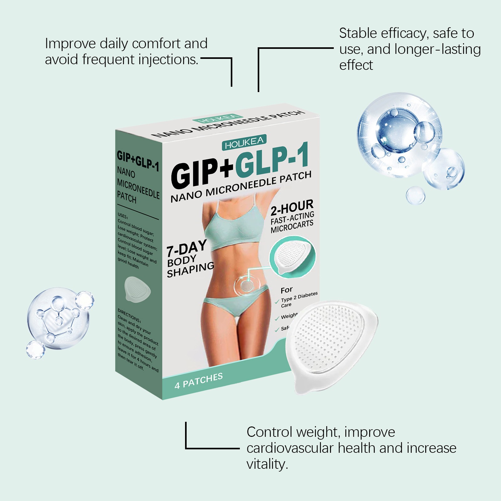 Body Care Patch Gentle Nourish Tighten Body Skin Lift Contour Daily Lazy Care Sticker