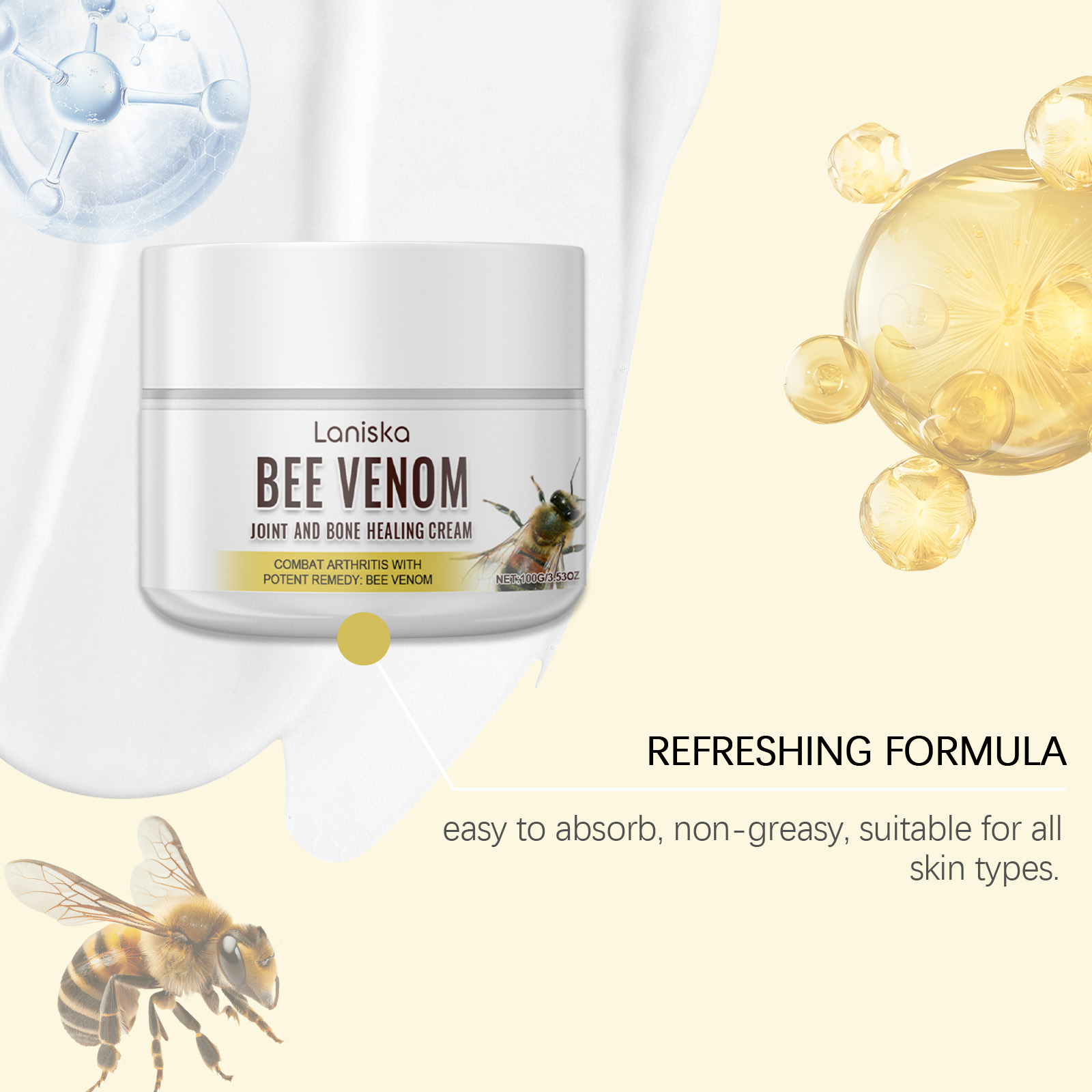 Bee Venom Joint Care Cream Shoulder Neck Waist Cervical Joint Massage Body Maintenance Skin Cream