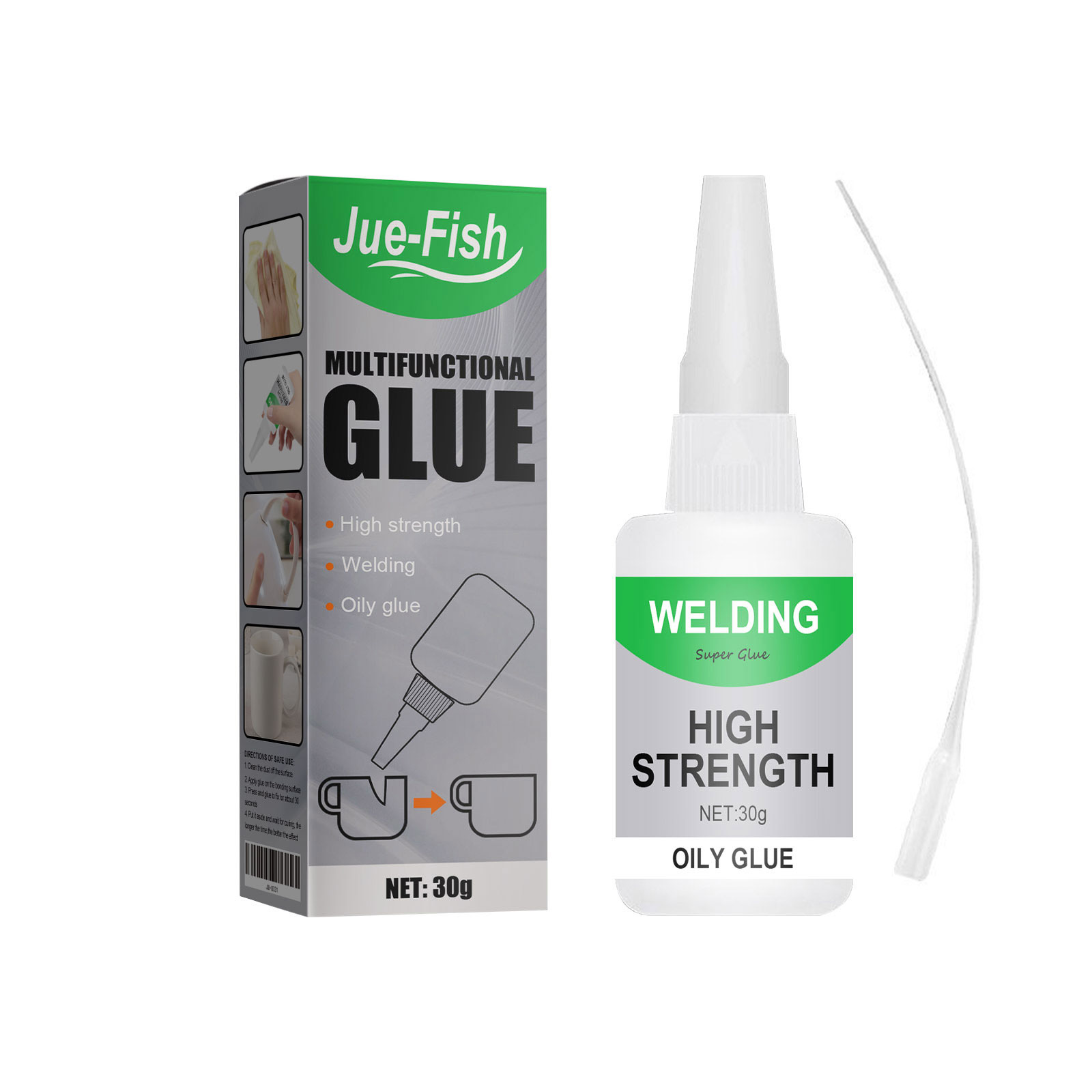 Multi Purpose Ceramic Waterproof Clear Glue Fast Drying For Glass Wood Metal Tile General Repair 30g