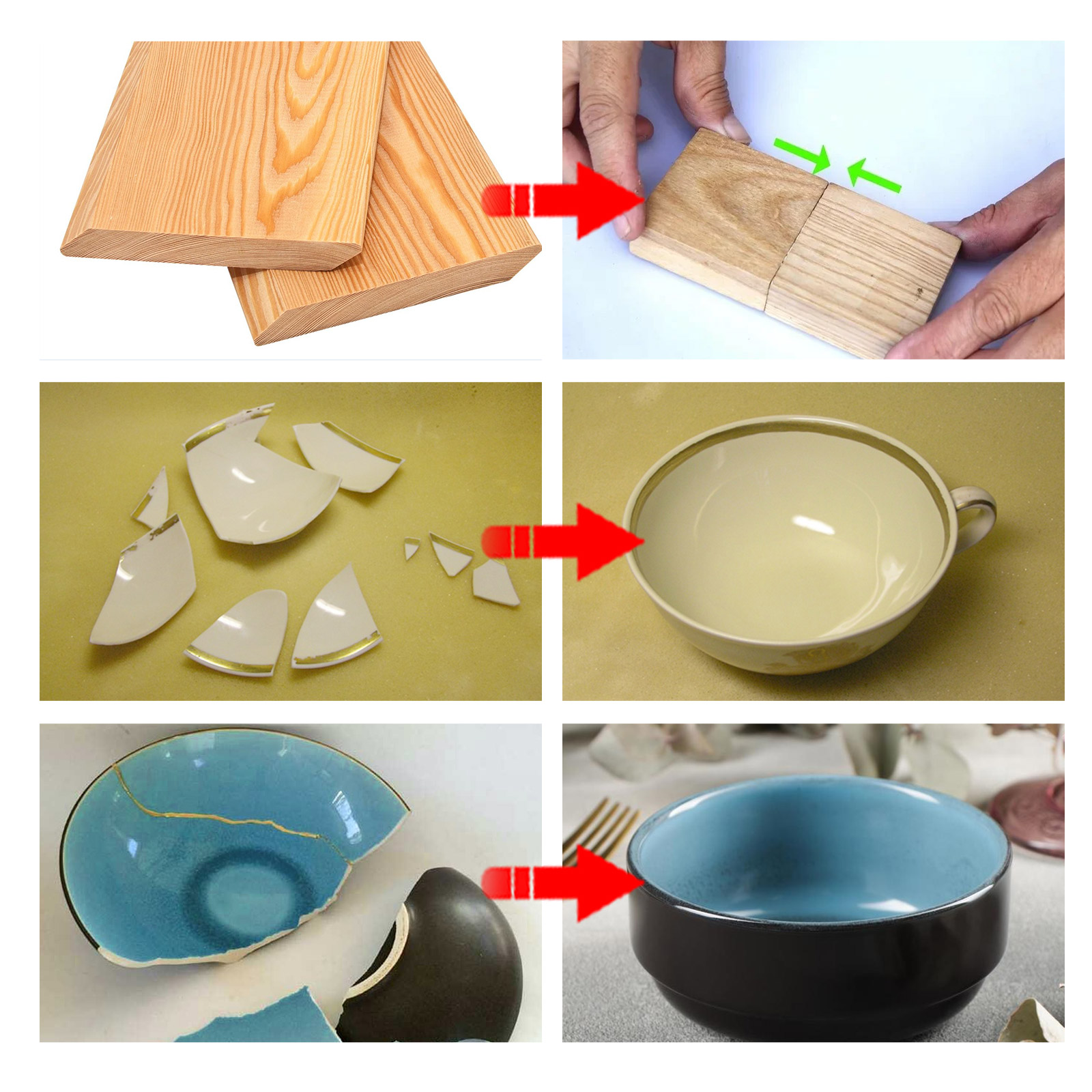 Multi Purpose Ceramic Waterproof Clear Glue Fast Drying For Glass Wood Metal Tile General Repair 30g
