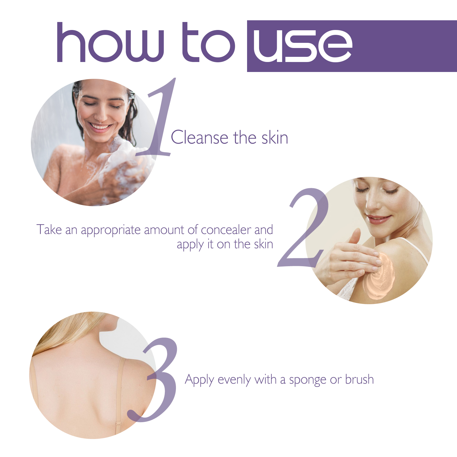 Body Concealer Cream Waterproof Camouflage For Tattoos Scars Birthmarks Veins And Uneven Skin Tone Daily Coverage