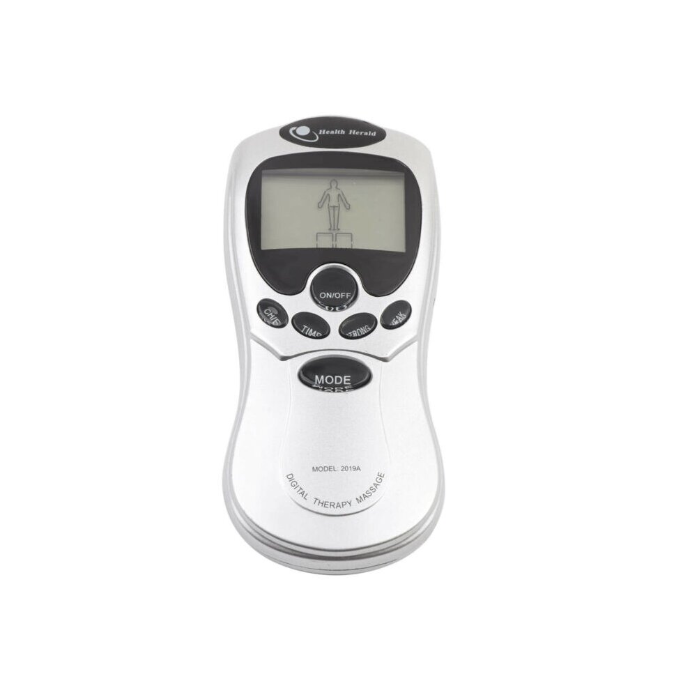 Tens Machine Digital Therapy Full Massager 8 Mode Large Display Ems Acupuncture Muscle Stimulator Machine for Pain Relief Back Neck Muscle and Joint