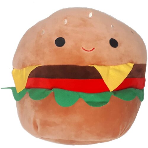 (Cheeseburger) Squishmallows Plush Teddy Doll Kids Soft Toys Animals Axolotl Unicorn