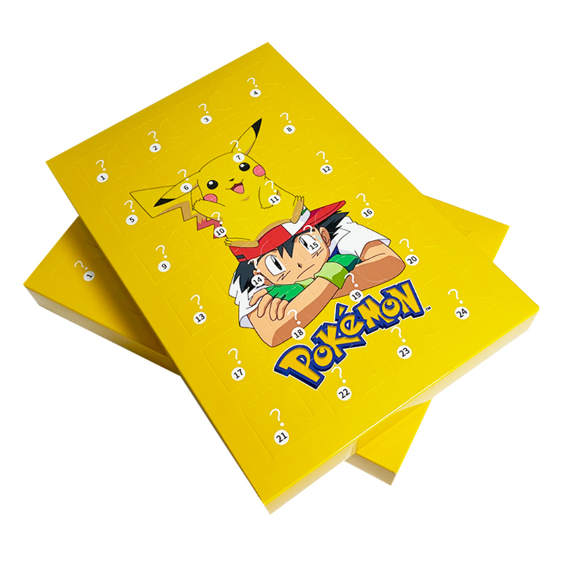 Christmas Advent Calendar Blind Box 24 PCS Pokemon Pikachu Elf Anime Figures Children Cartoon Toys Party Favor Countdown Calendar Toy for Girls Boys Xmas Gifts