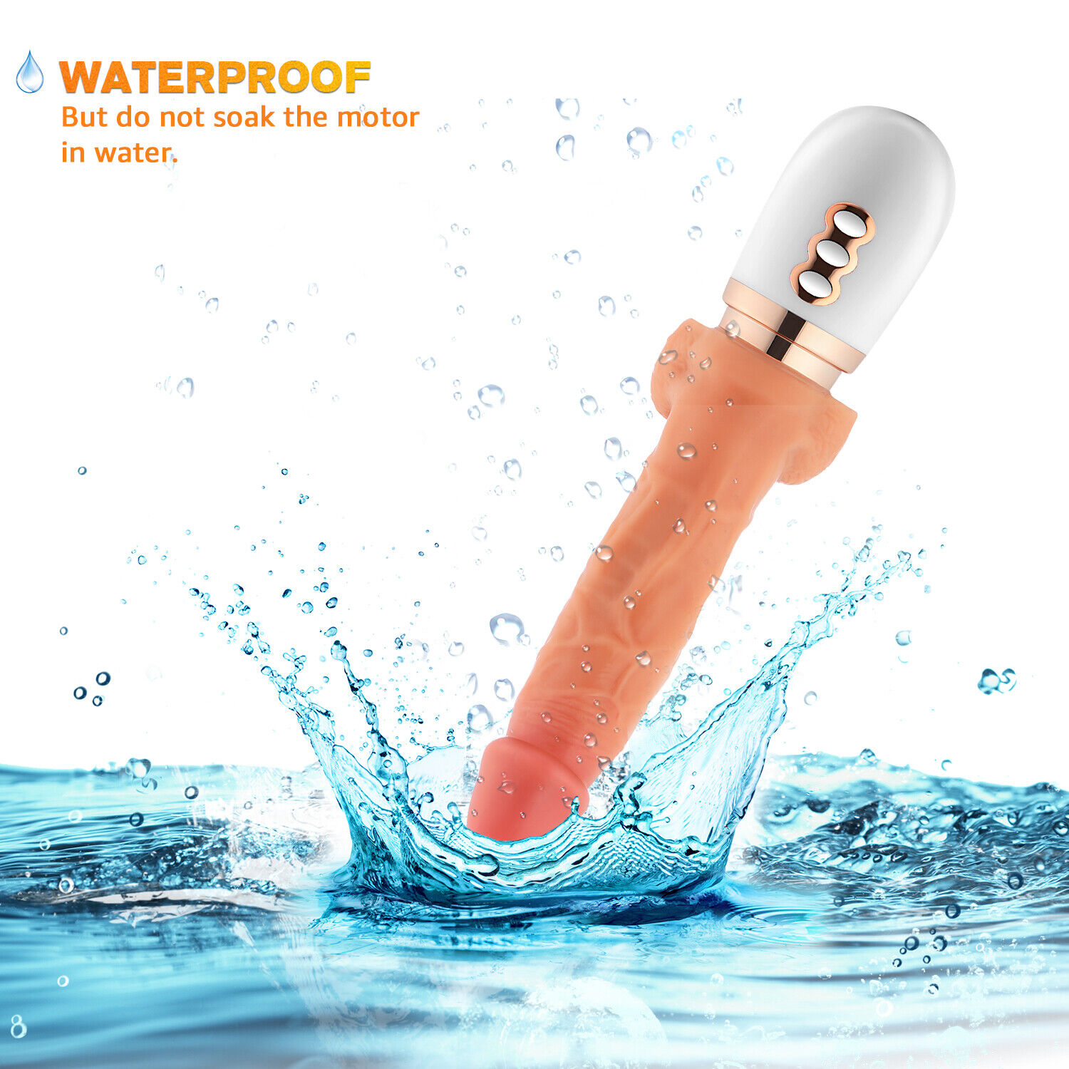 Automatic Thrusting Dildo Vibrator Masturbator Sex Machine Gun Sex Toy G-Spot Massager for Women Wireless Remote Control Hands-Free Heating with Strong Suction Cup