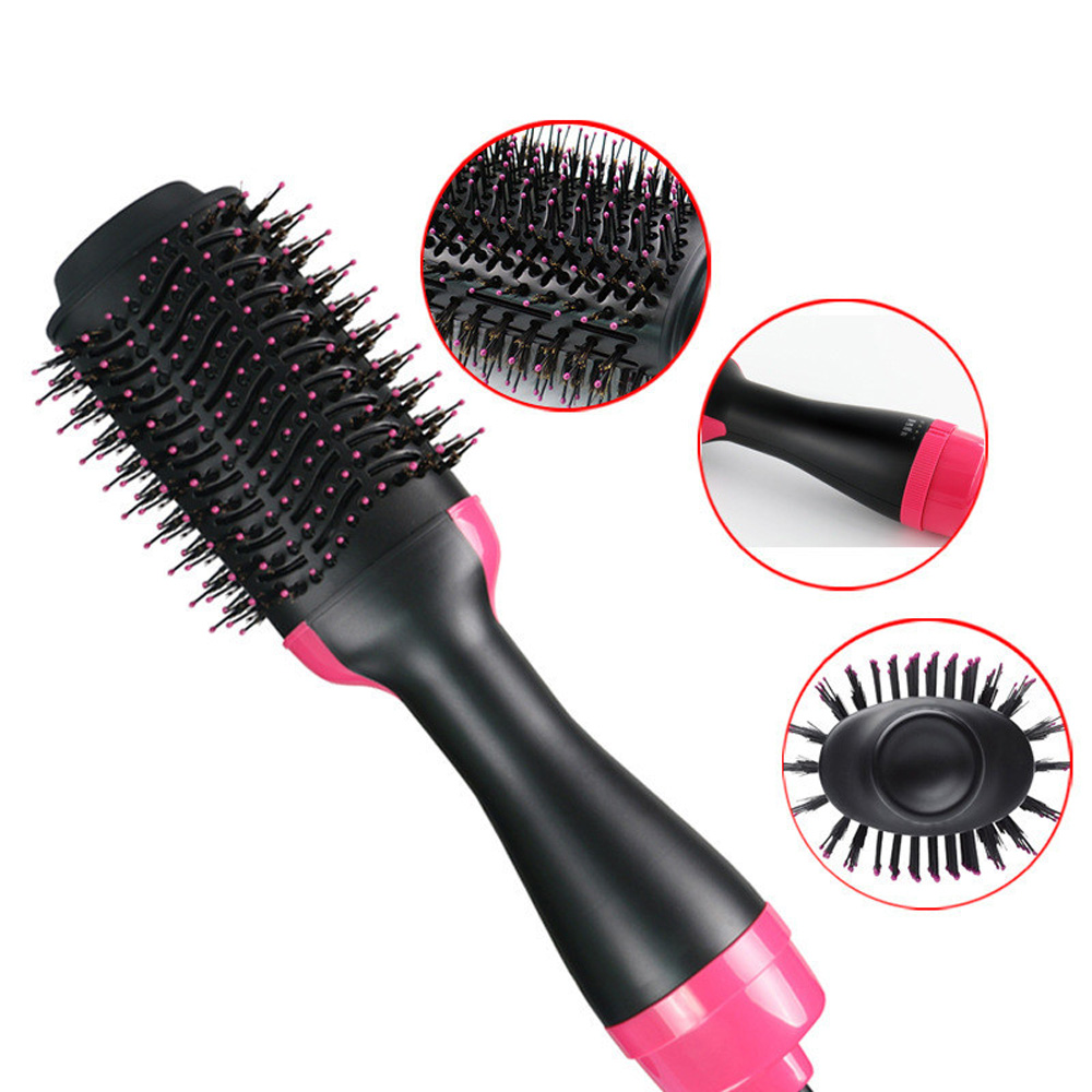 (UK ) 2 in 1 Hair Dryer Rotating Hot Hair Brush