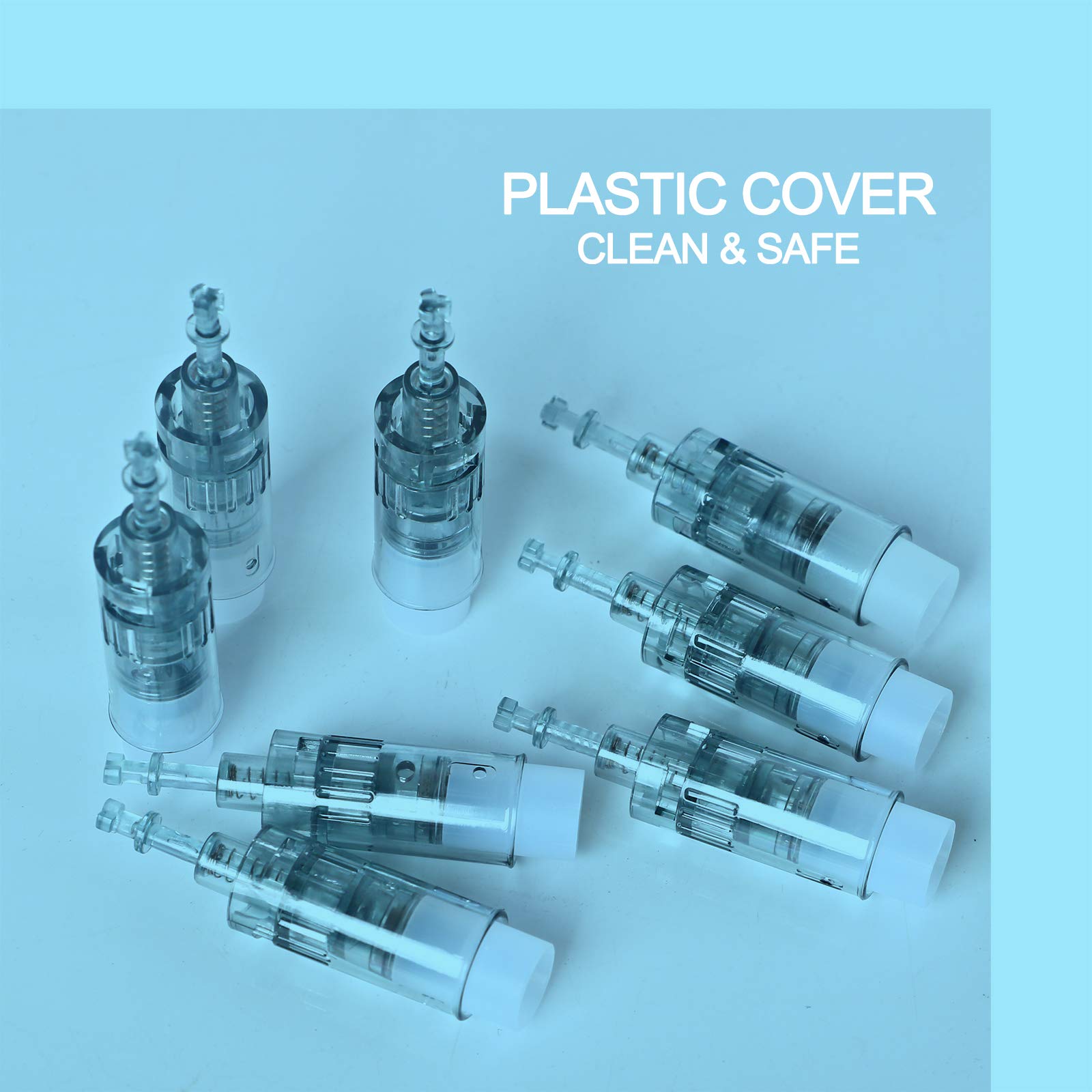 (11 Pin 10 Pack) Dr.Pen Ultima M8 Microneedling Cartridges Disposable Replacement Parts Derma Pen Needle Bayonet MTS Micro Needling Replacement for Skin Face and Body